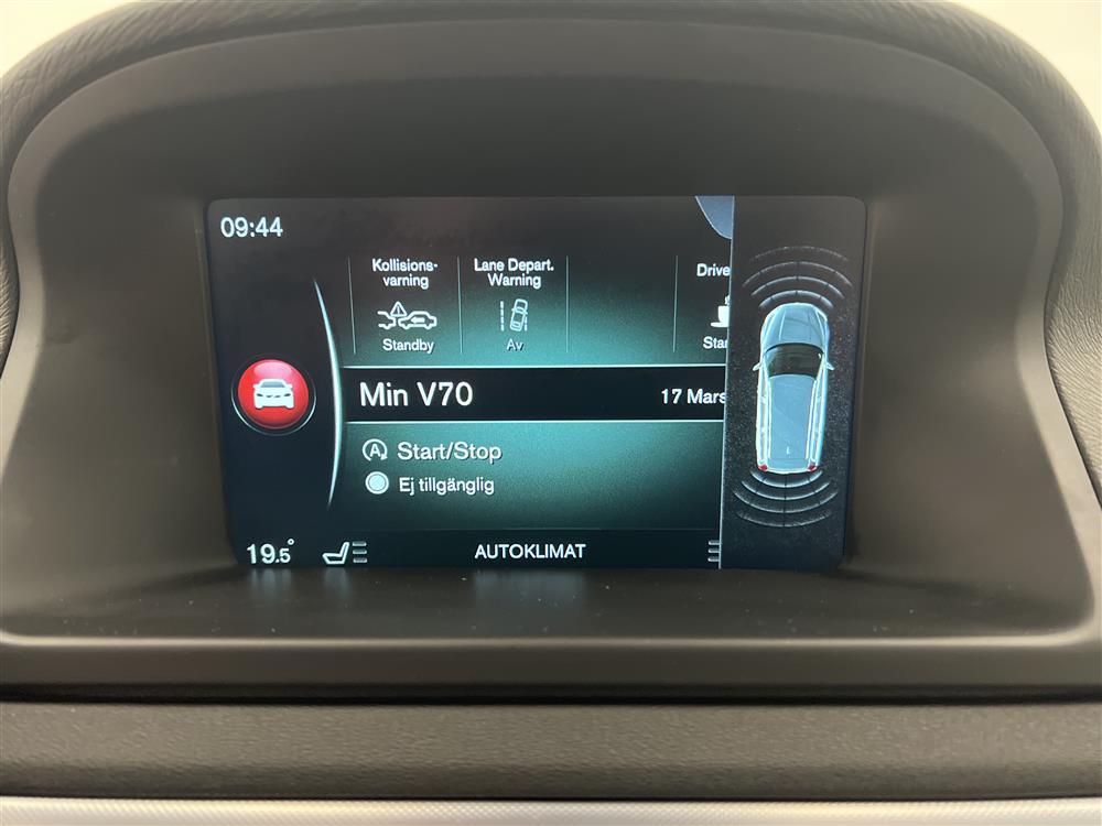 Volvo V70 D4 181hk Classic GPS PDC Drag Välservad 0,45l/milinteriör