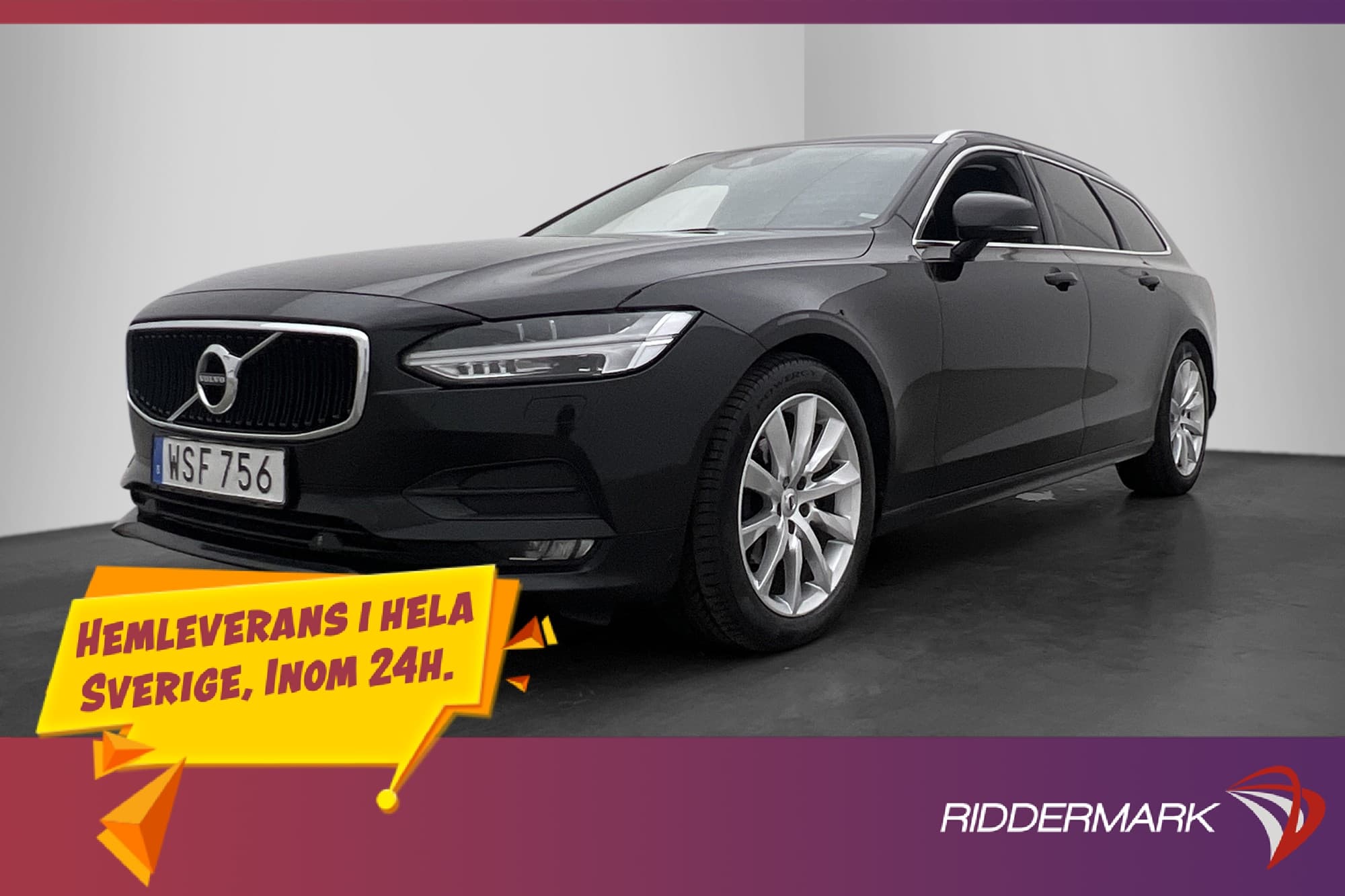 Volvo V90 D4 190hk Momentum MOMS Värmare Kamera CarPlay Navi