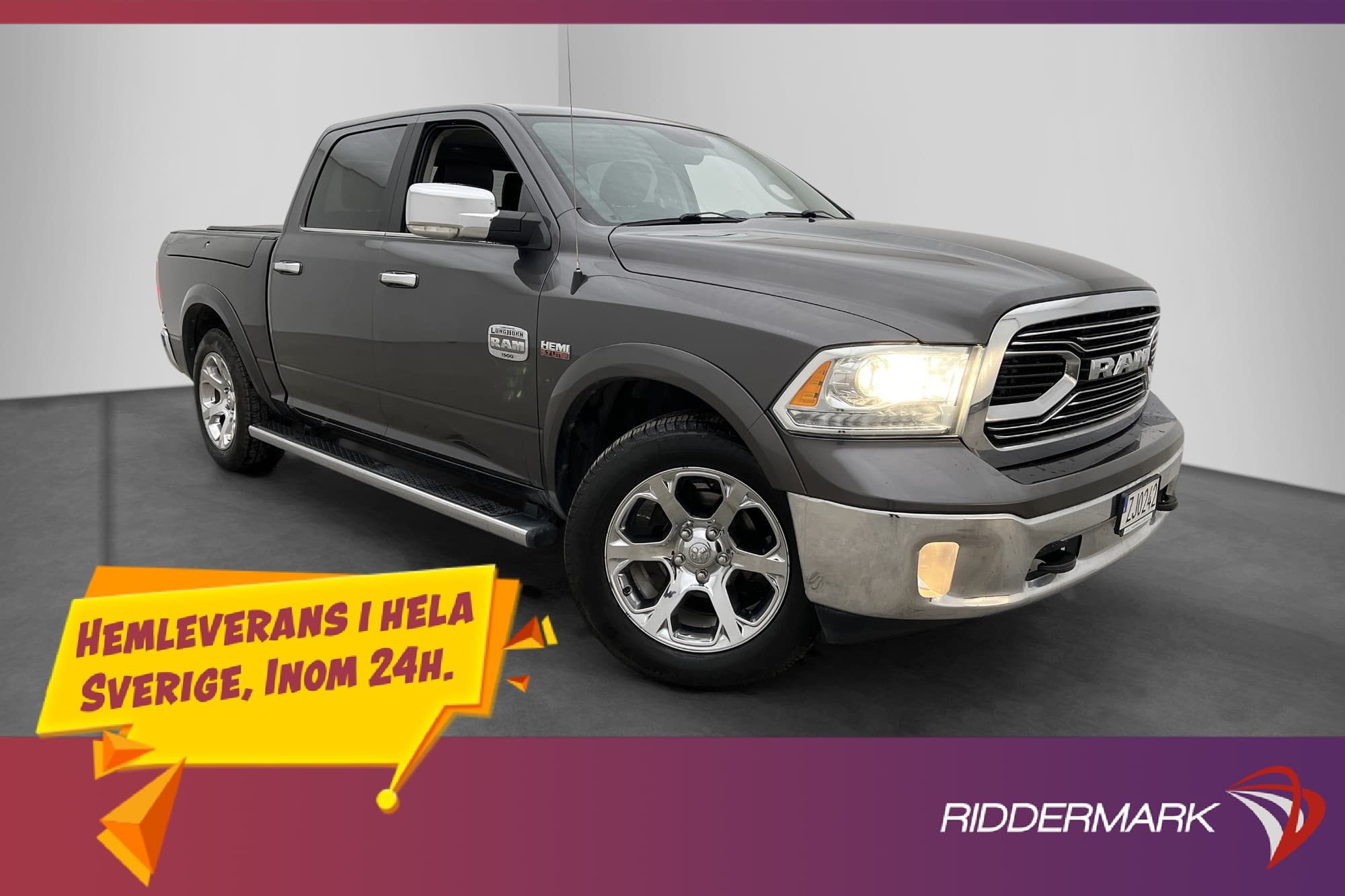 Dodge RAM LongHorn 5.7 4x4 Drag Skinn Rambox Alpine Moms