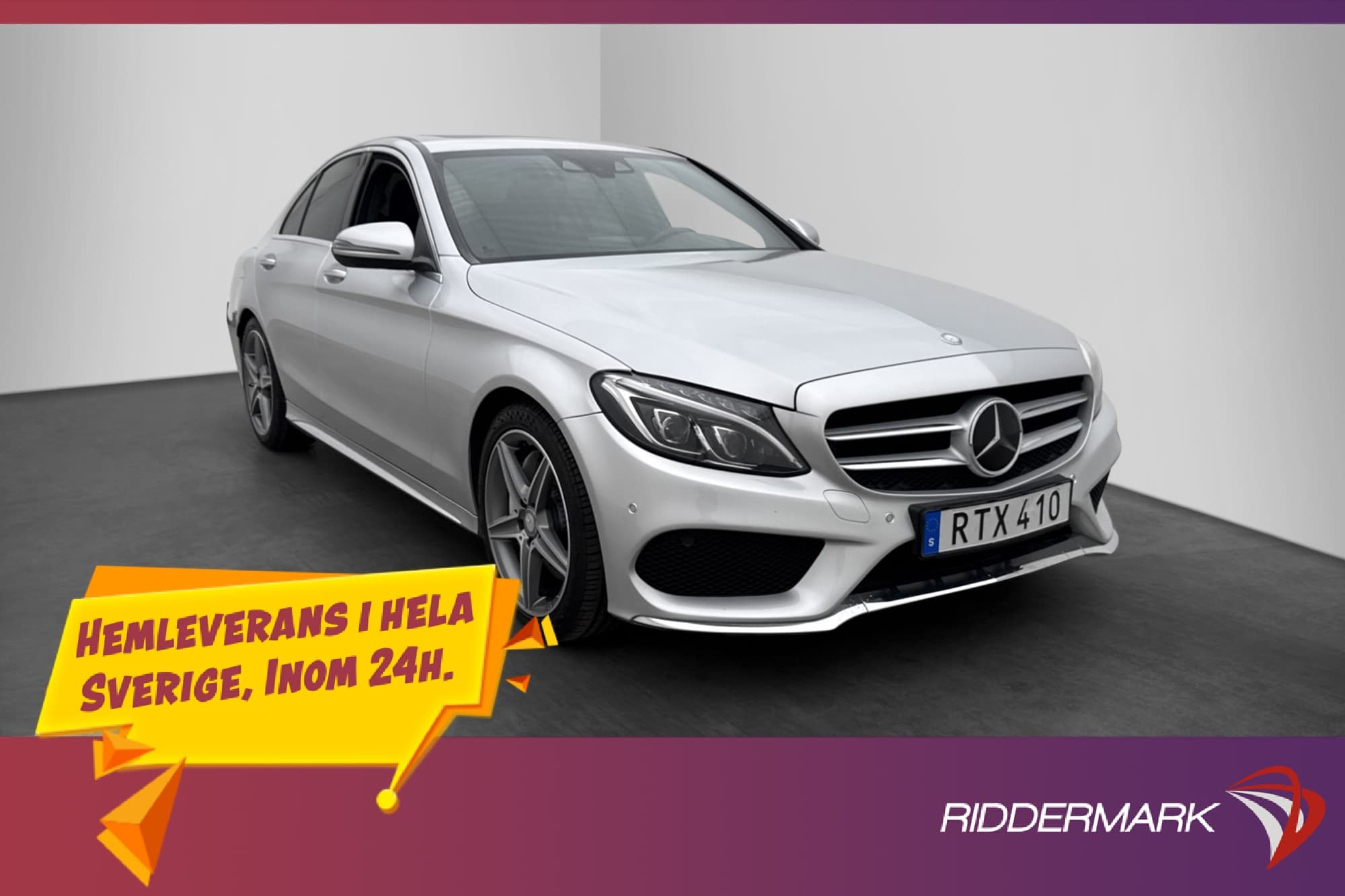 Mercedes-Benz C 300 Sedan 245hk AMG Pano Burmester Luftfjädr