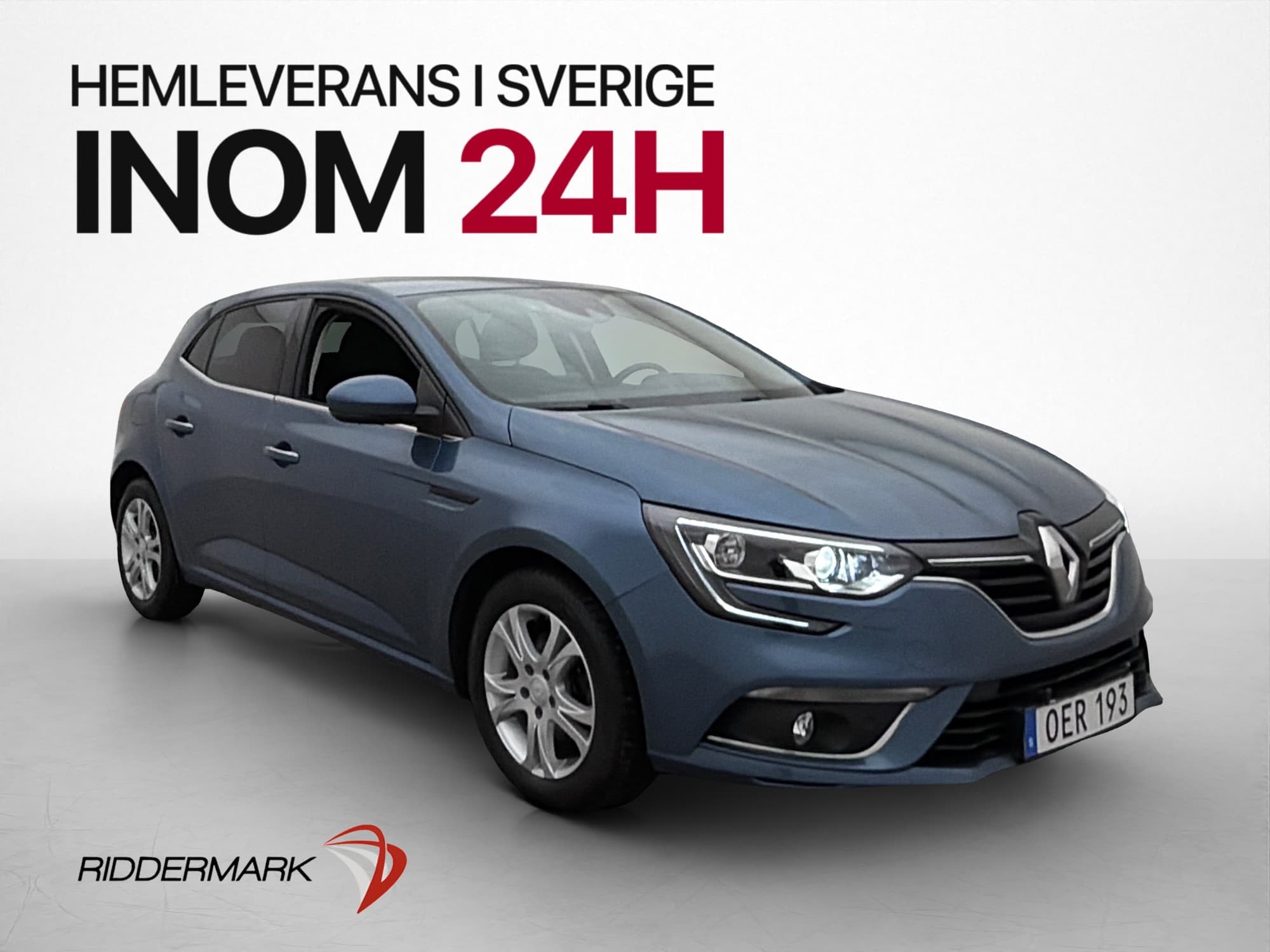 Renault Mégane TCe 132hk Zen Sensorer Keyless Navi Värmare