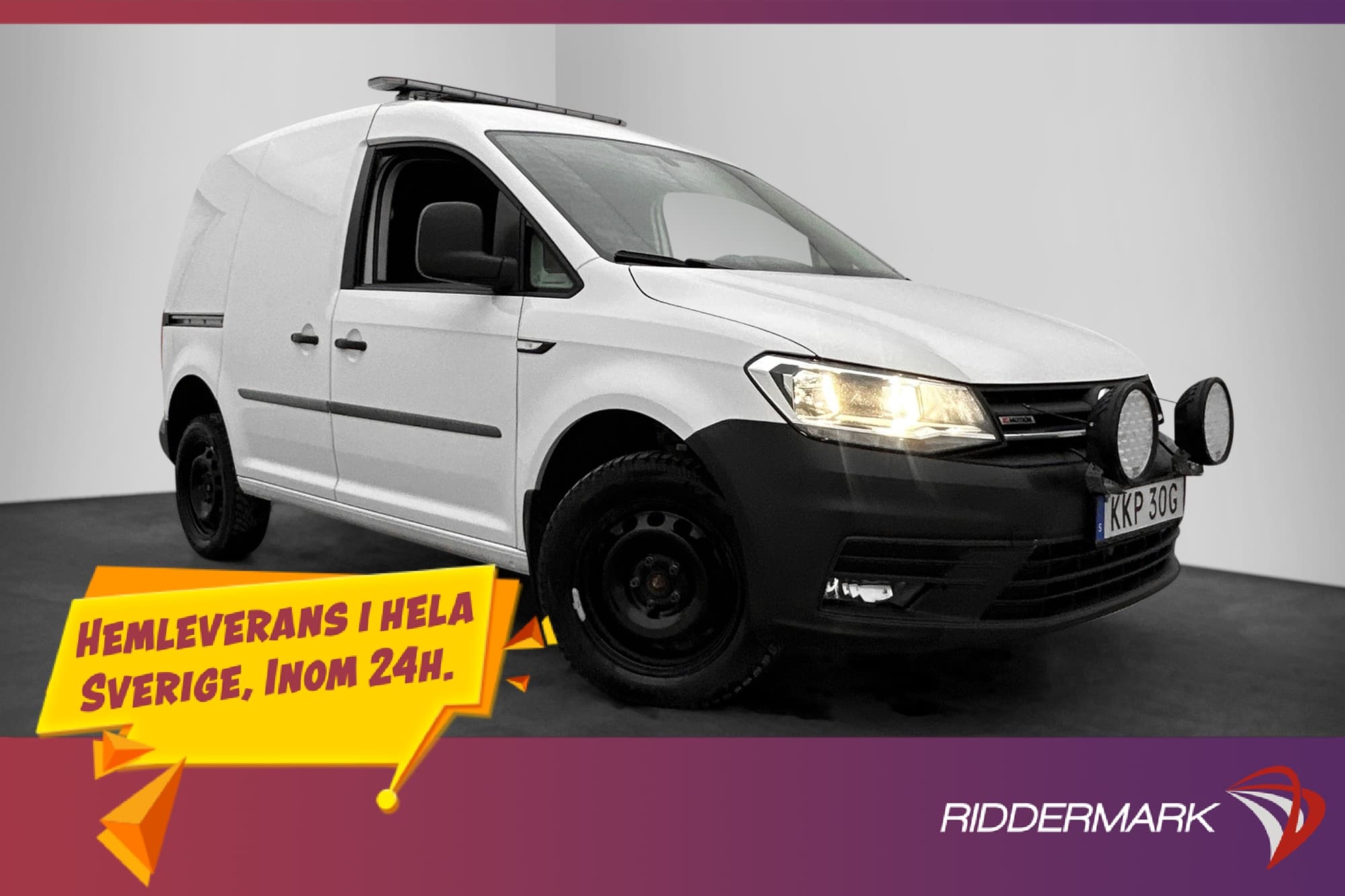 Volkswagen Caddy 4Motion Värmare PDC 2xDörr CARPLAY MOMS