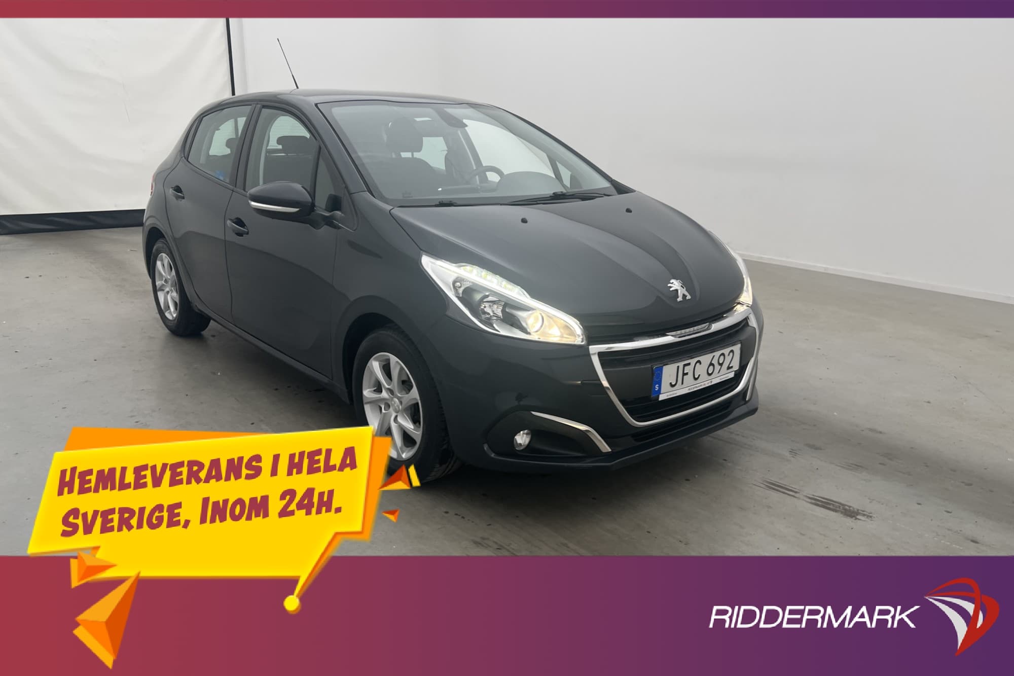 Peugeot 208 1.2 PureTech Farthållare Bluetooth 0.45 l/mil