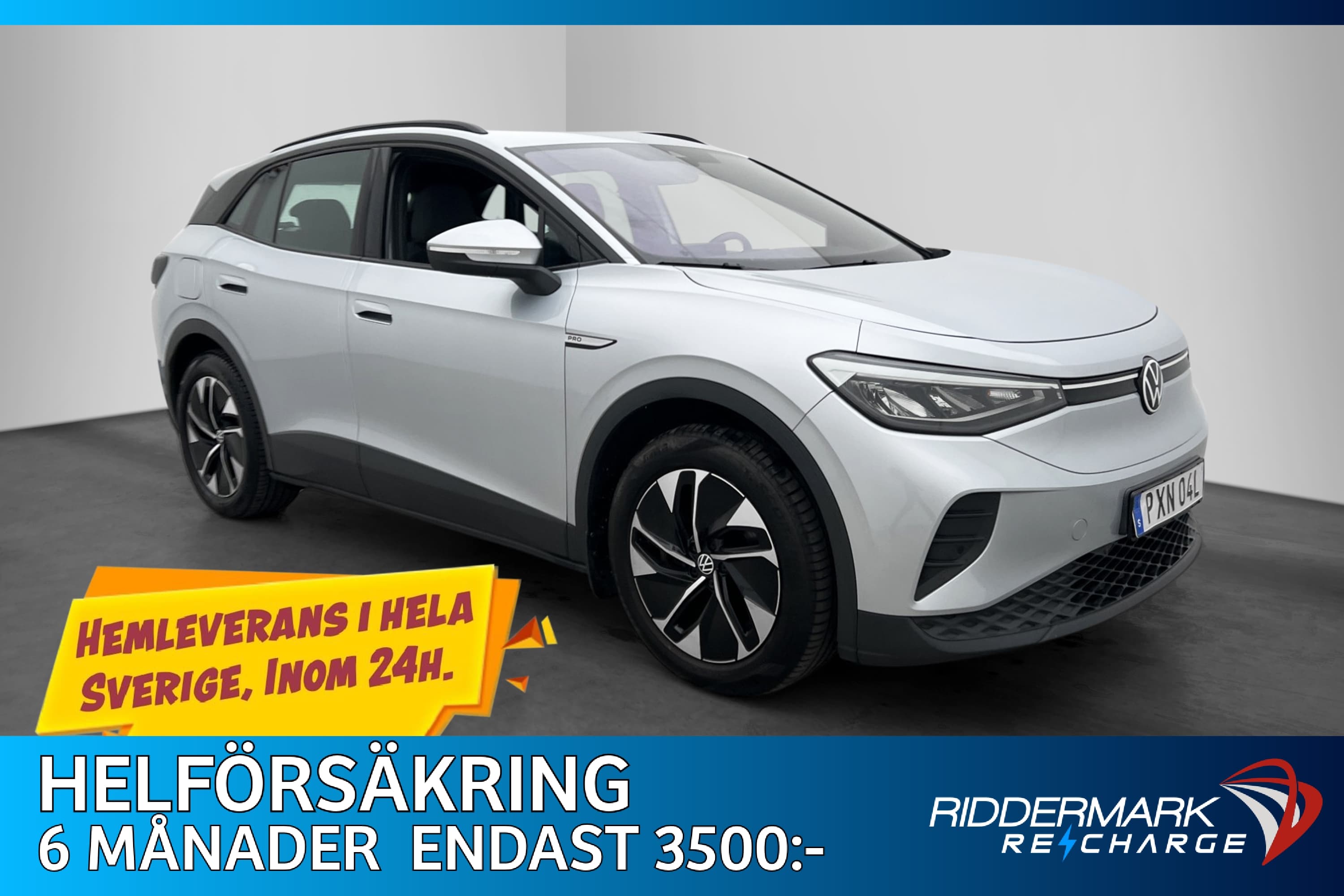 Volkswagen ID.4 Pro Performance 204hk Värmare Sensorer MOMS