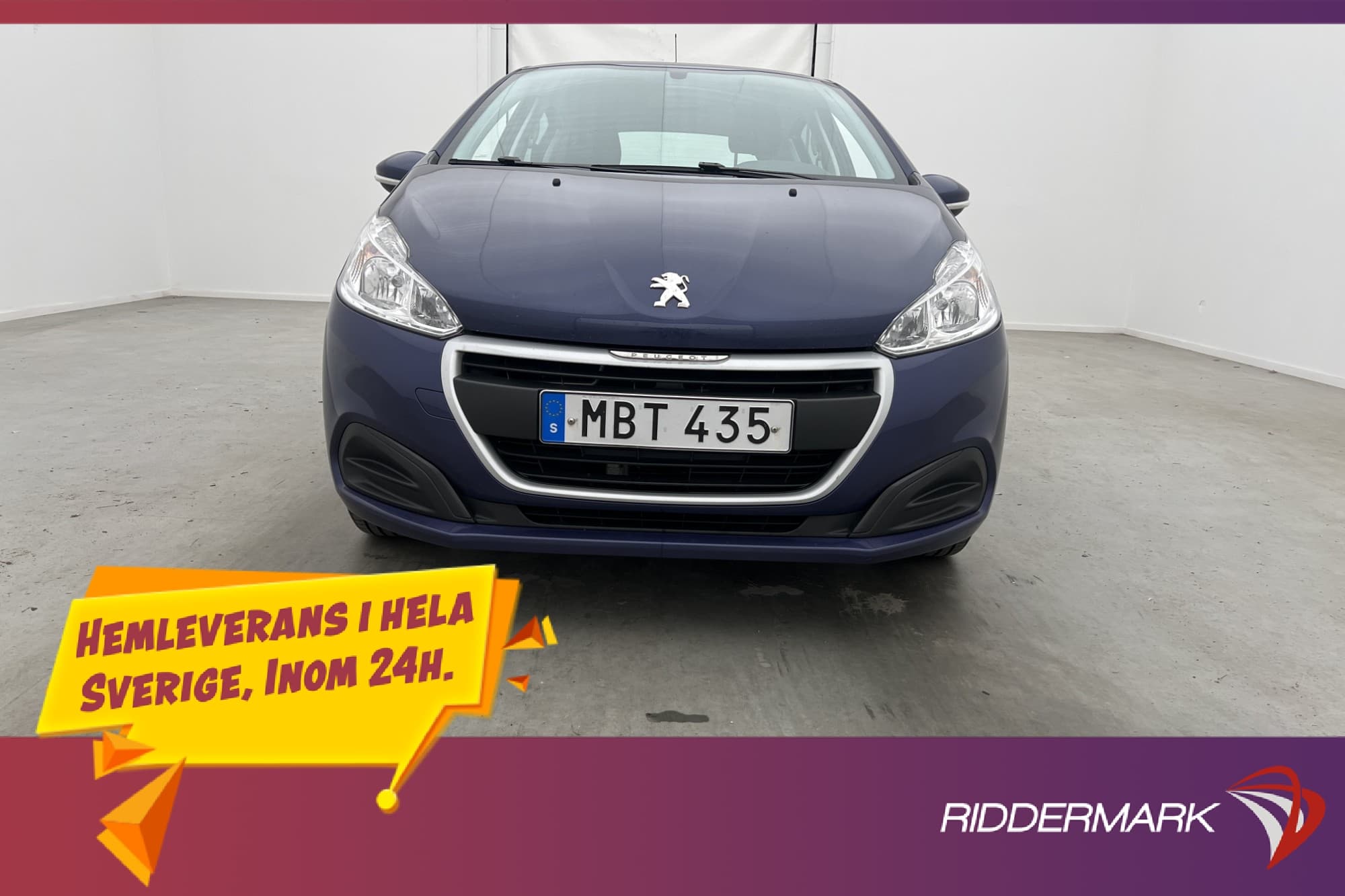 Peugeot 208 5-dörrar 1.0 PureTech 68hk Farthållare