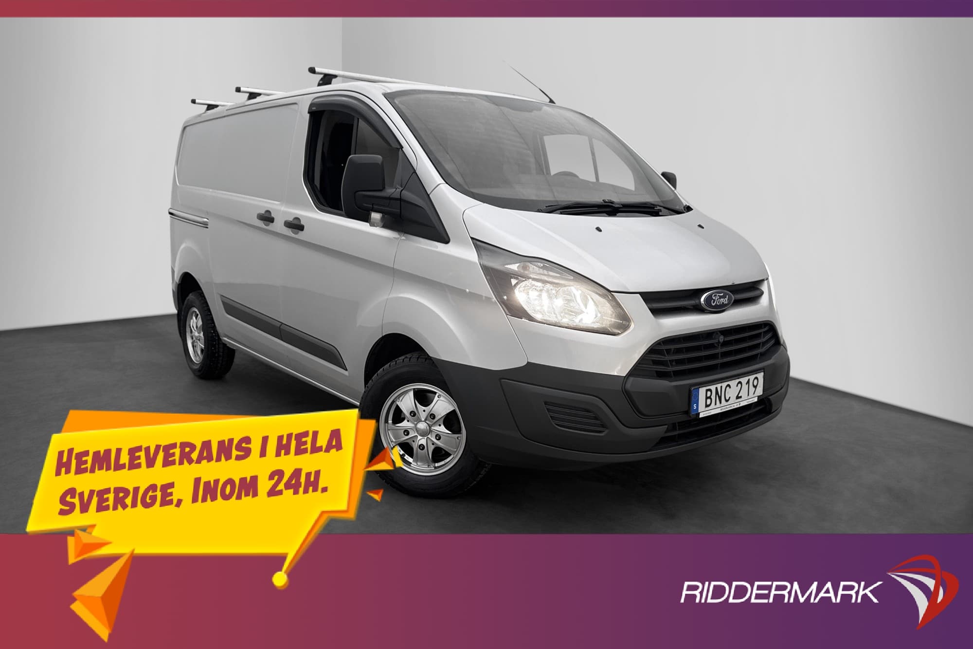 Ford Transit Custom 270 2.2TDCi Värmare Dragkrok Farthållare