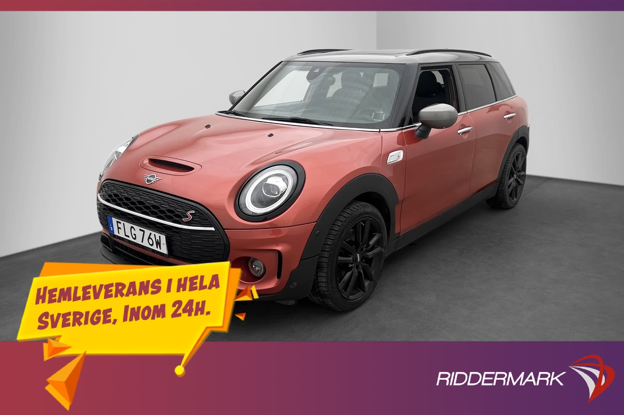 MINI Clubman S 192hk Salt Panorama Kamera Navi Skinn