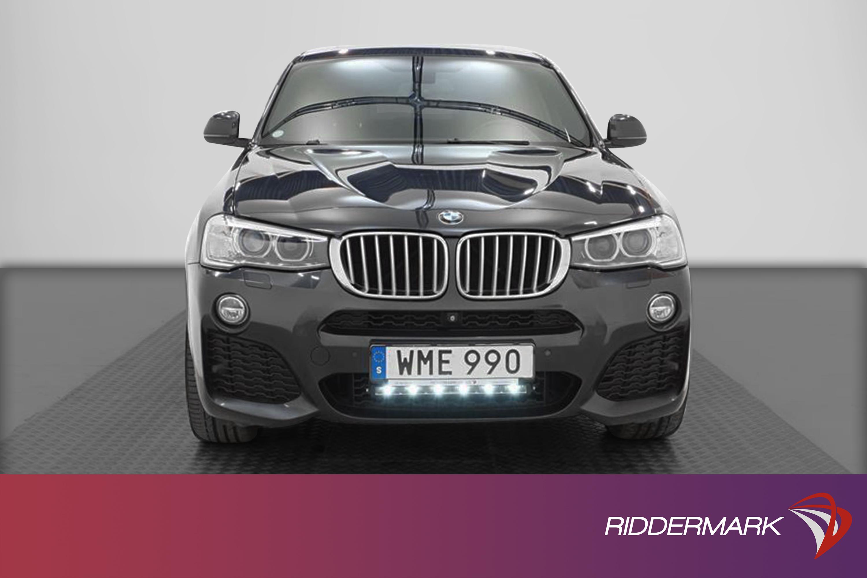 BMW X4 xDrive35d 313hk M-Sport Värmare H/K T-lucka 360° Naviexteriör