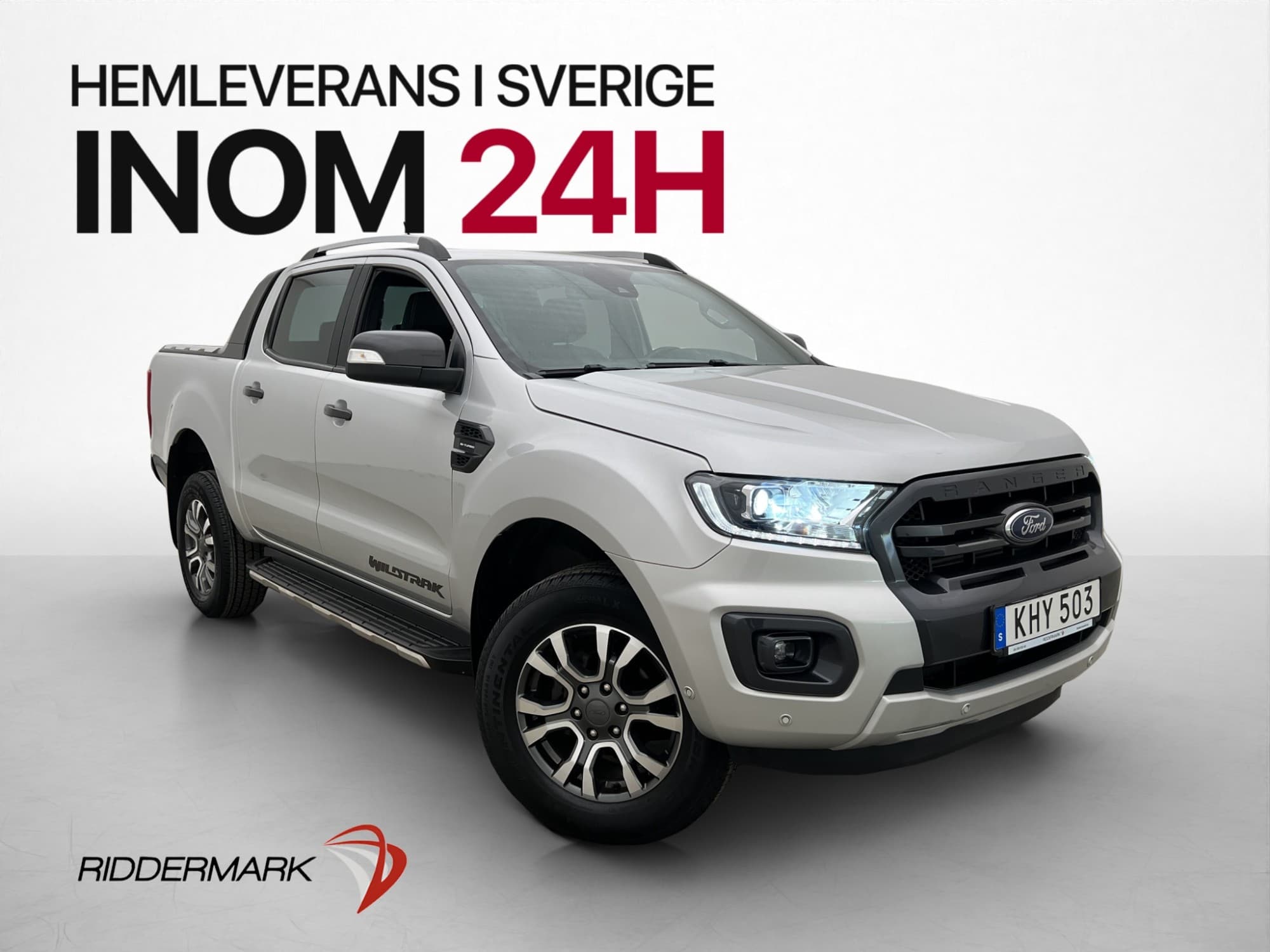 Ford ranger Wildtrak 213hk 4x4 Värm Drag Diff CARPLAY Moms