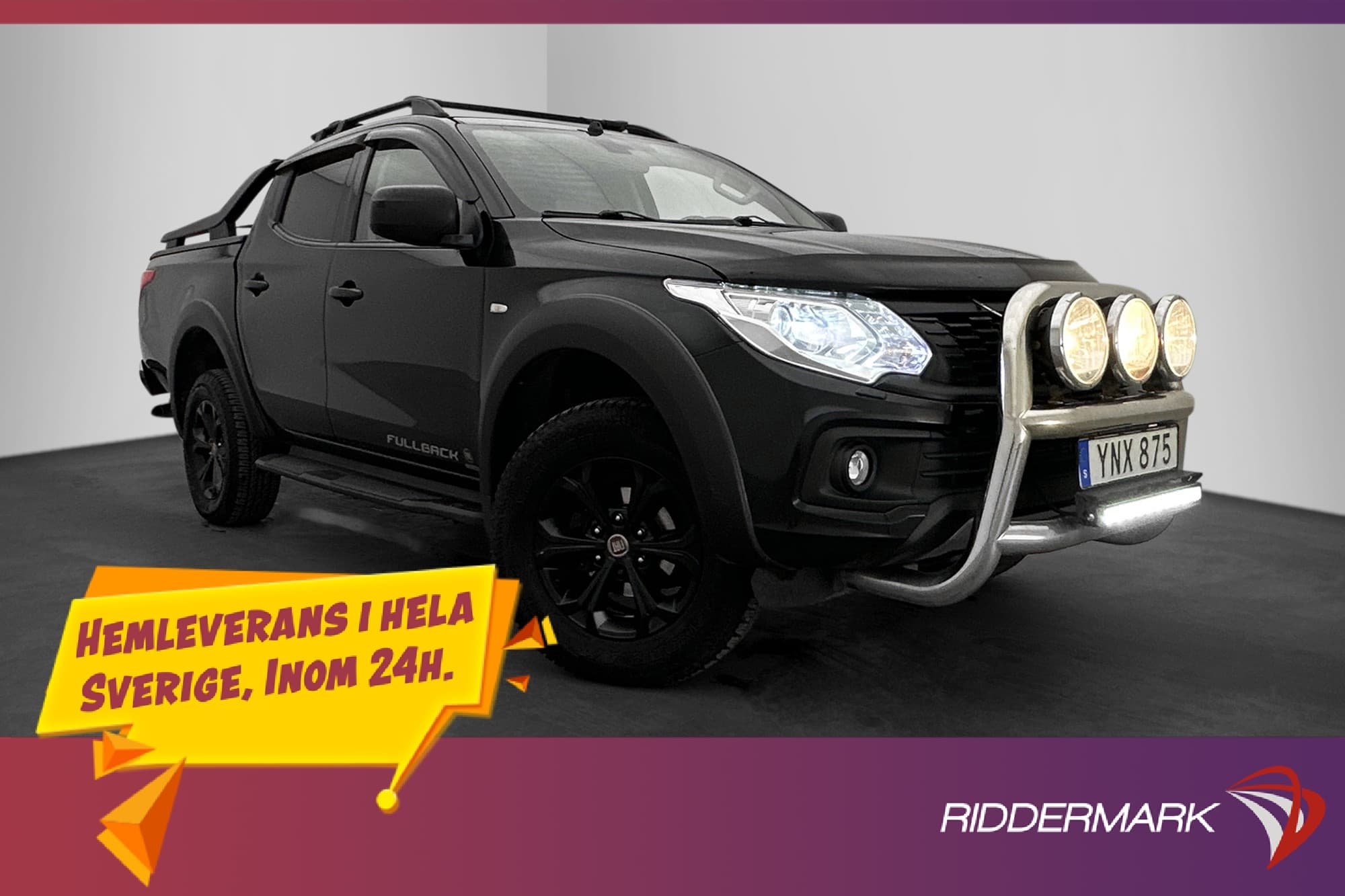 Fiat Fullback Professional 2.4 4x4 Drag B-Kamera Skinn Diff