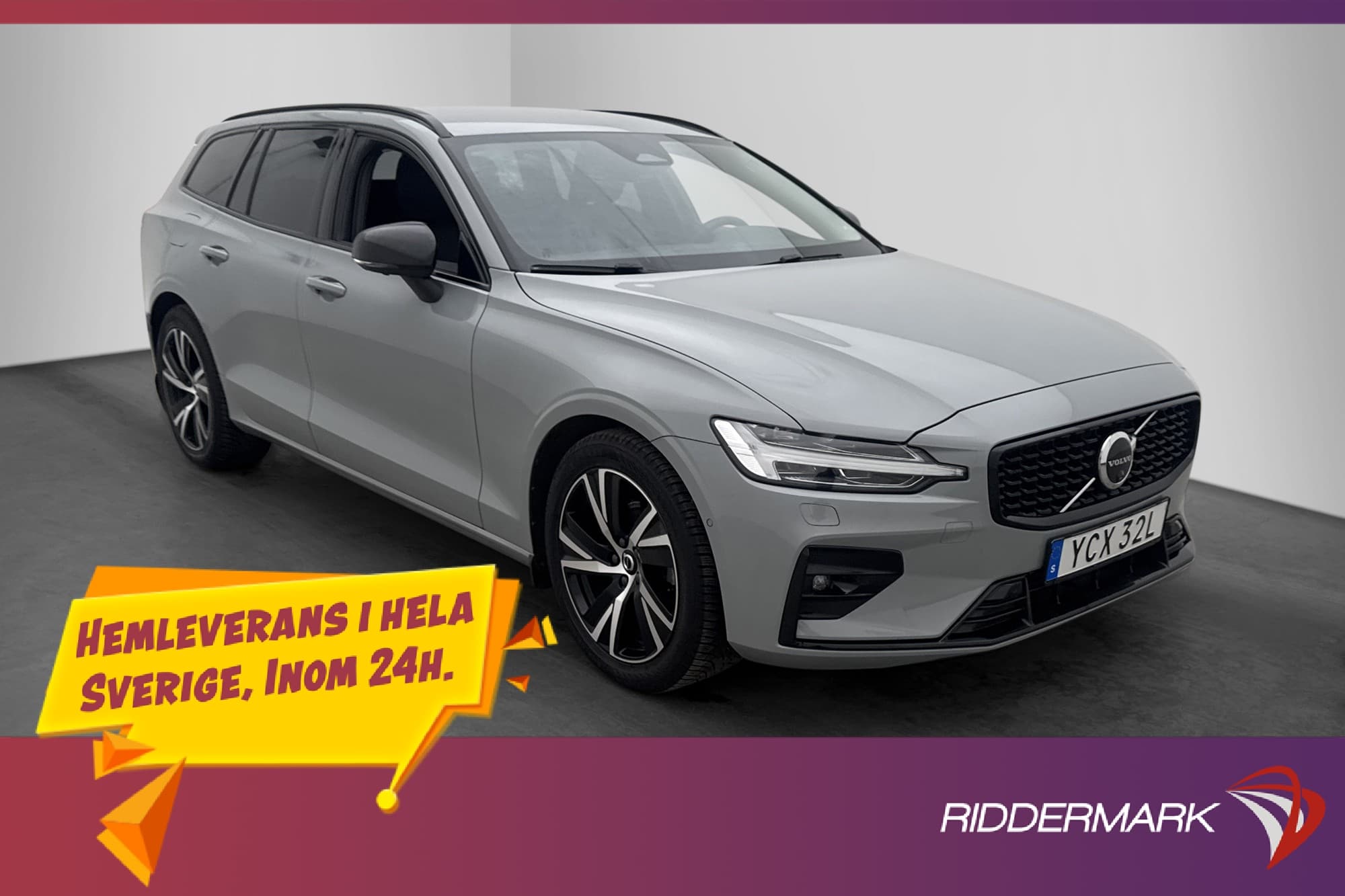 Volvo V60 B4 Plus Värmare H/K Läder 360° 4-Zons Keyless Drag