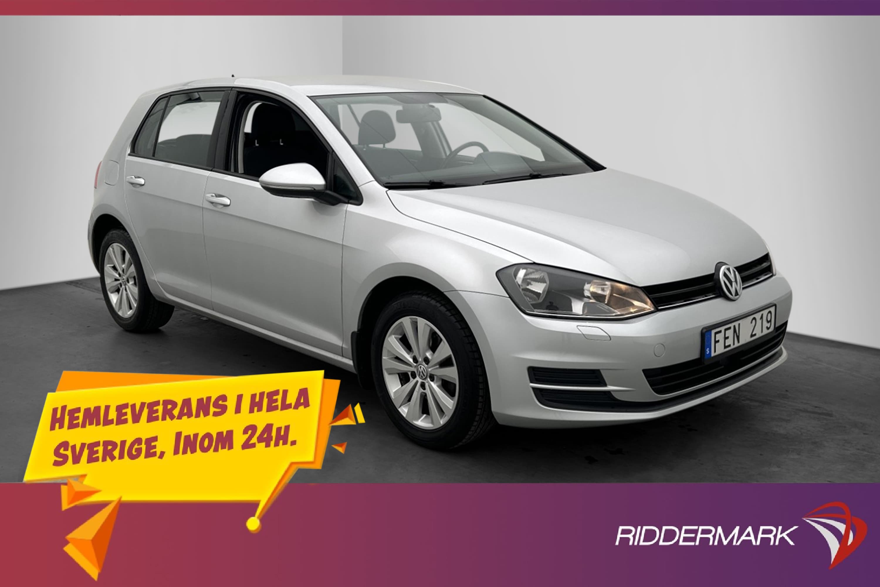 Volkswagen Golf 1.4 TSI 122hk Fjärr-Värmare Adaptiv-Fart