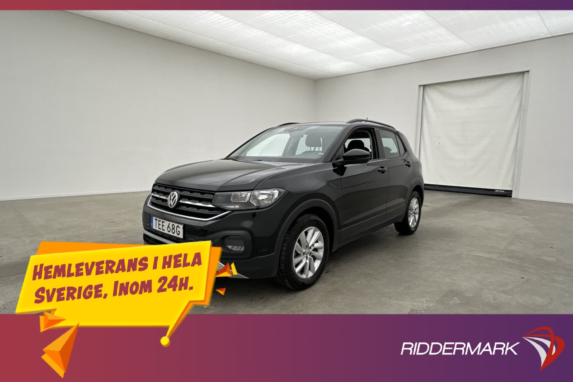 Volkswagen T-Cross 1.0 TSI 95hk Komfort P-Sensorer Låg Skatt