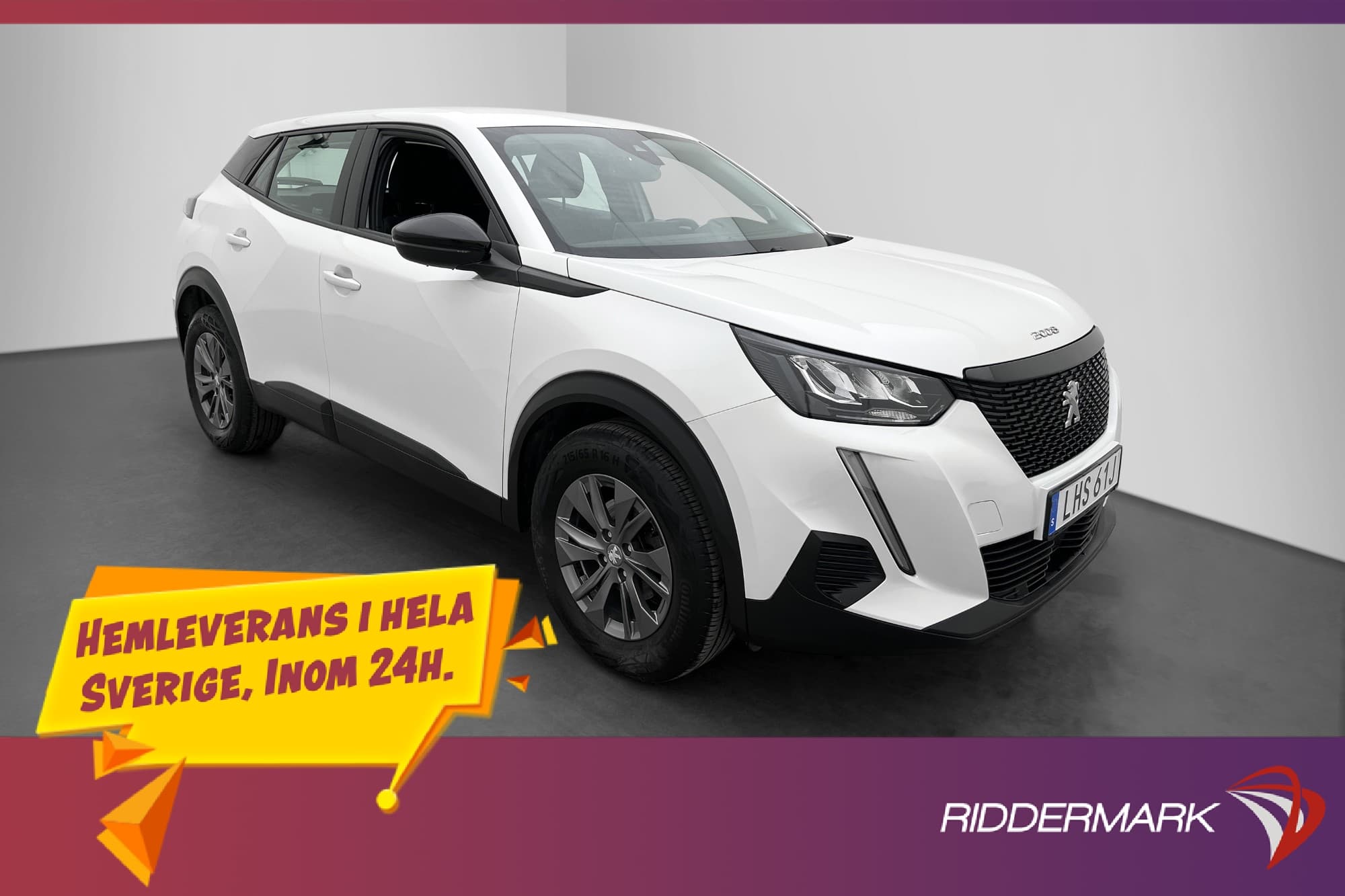 Peugeot 2008 1.2 PureTech 100hk CarPlay Sensorer