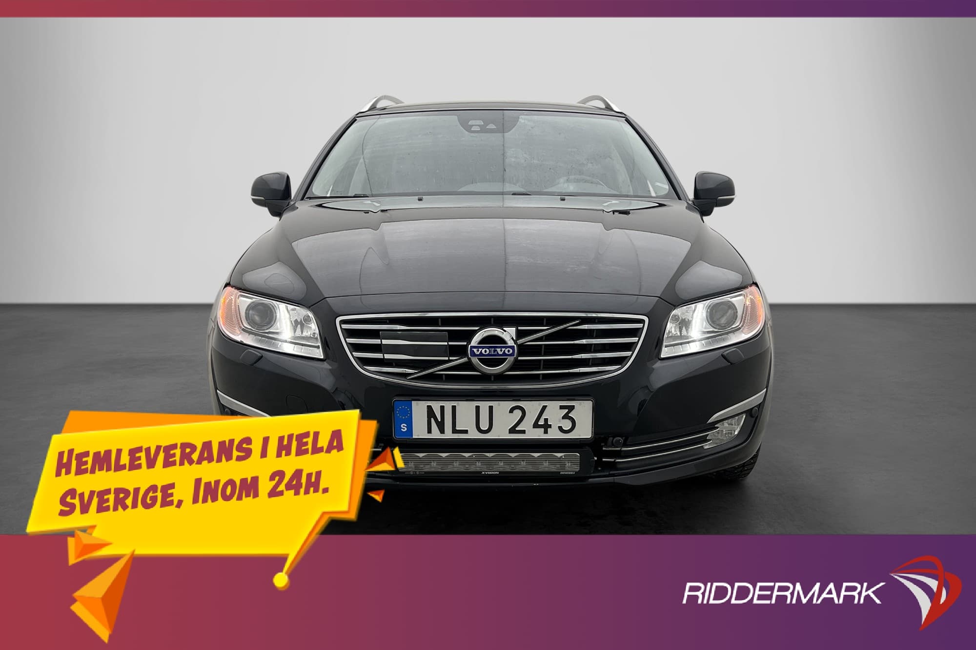 Volvo V70 D4 181hk AWD Summum Värmare Kamera Skinn Drag VOC