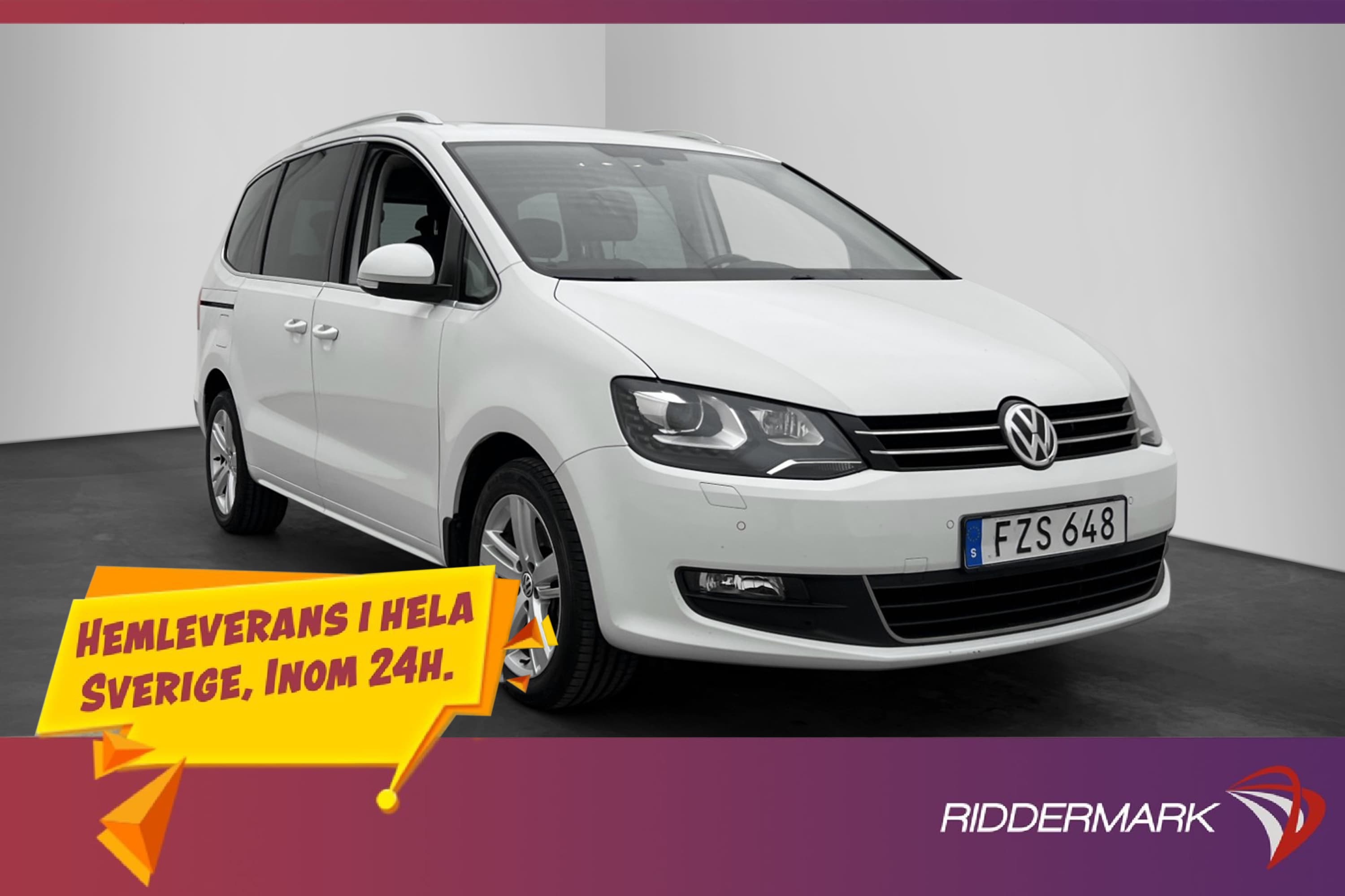 Volkswagen Sharan 2.0 TDI 7 Sits Panorama Värmare Kamera