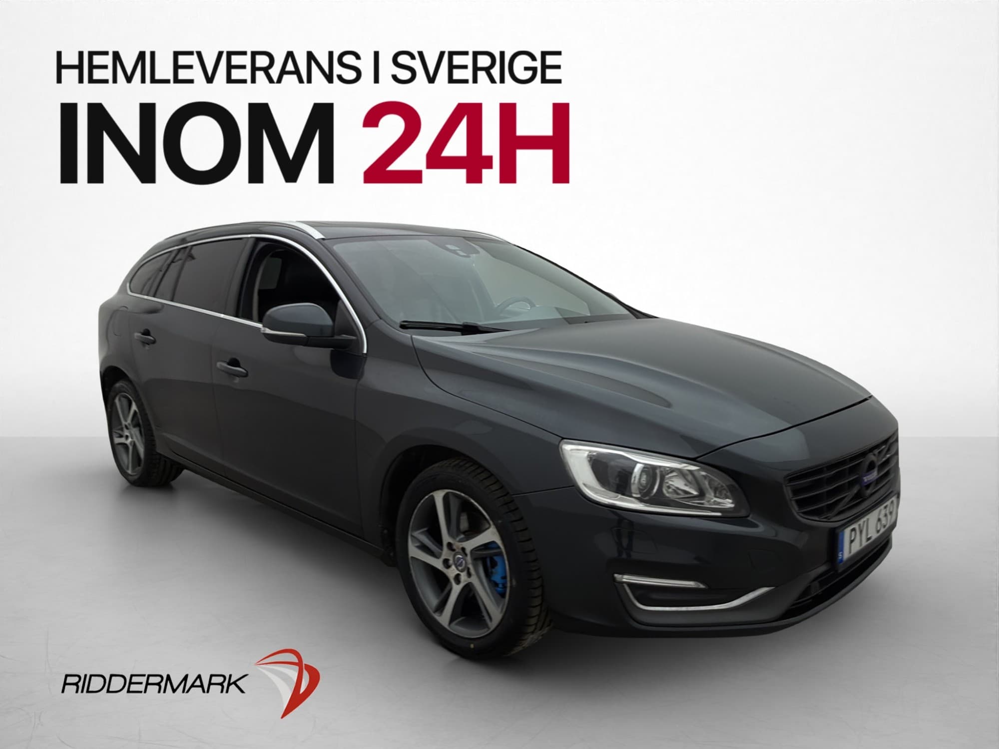 Volvo V60 D2 Summum Taklucka VOC Värmare Skinn Sensorer Navi