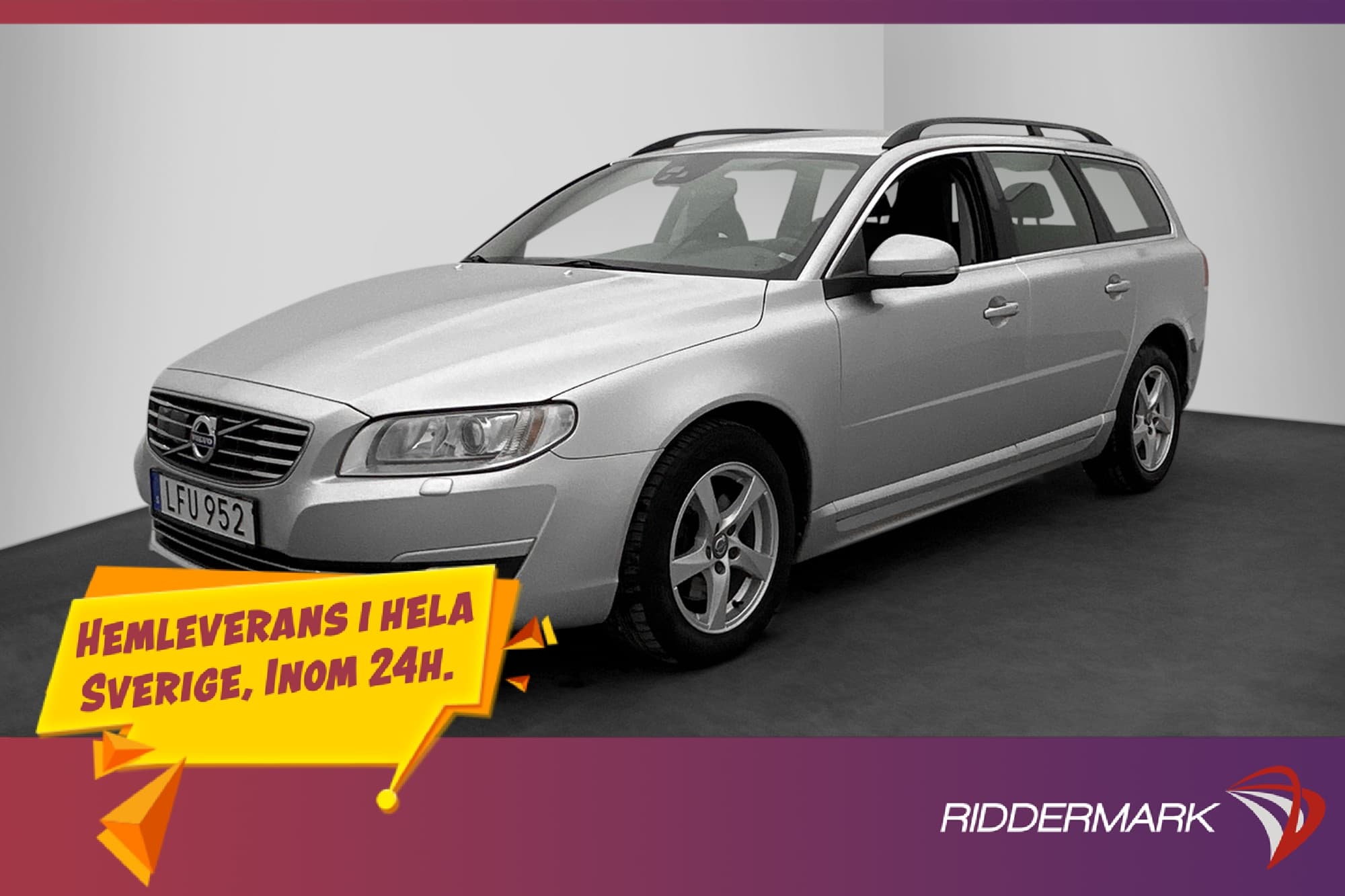 Volvo V70 D4 Classic Värmare Navi Adaptiv-Fart En-Brukare