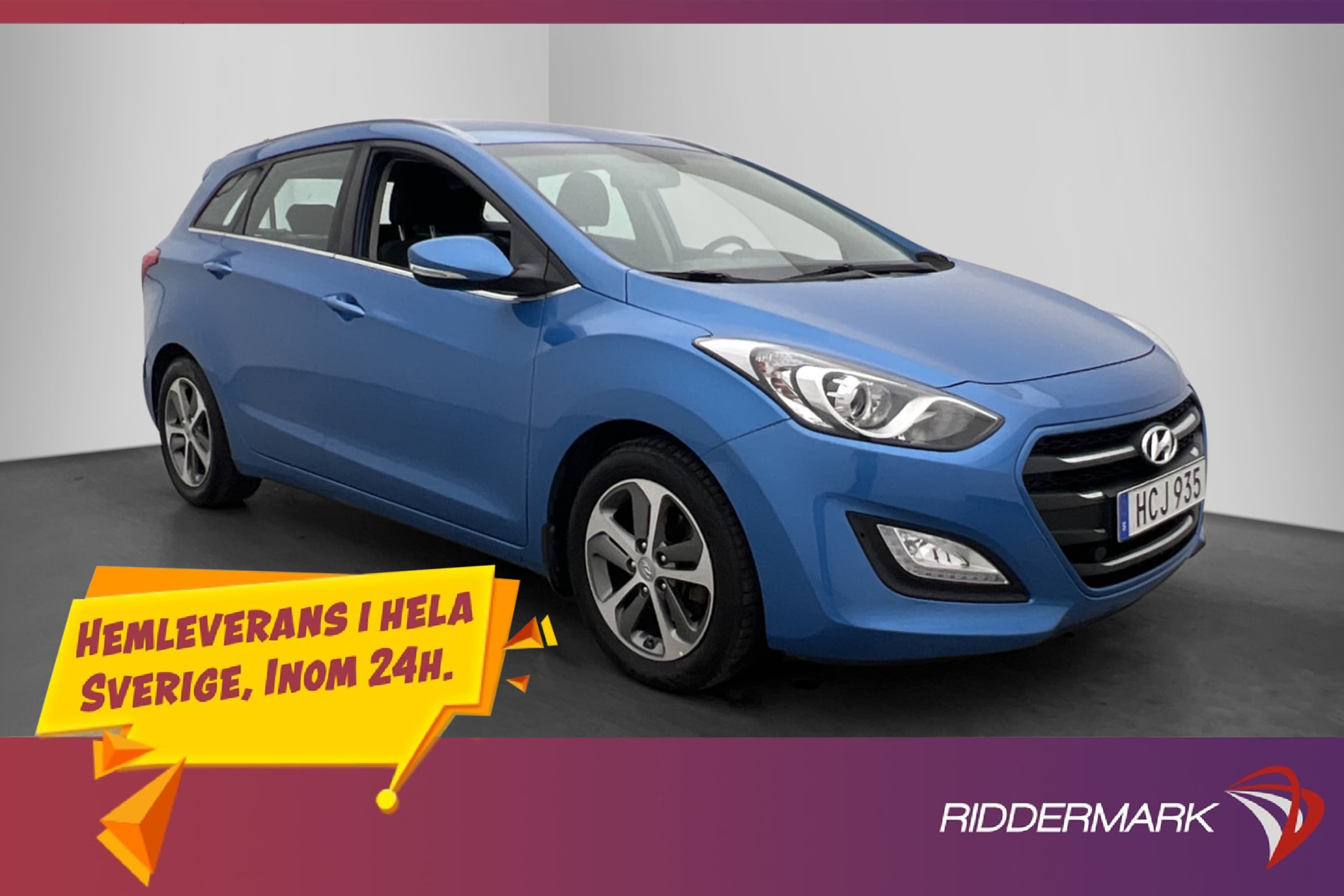 Hyundai i30 Kombi 1.6 GDI 135hk Comfort Värmare Rattvärme