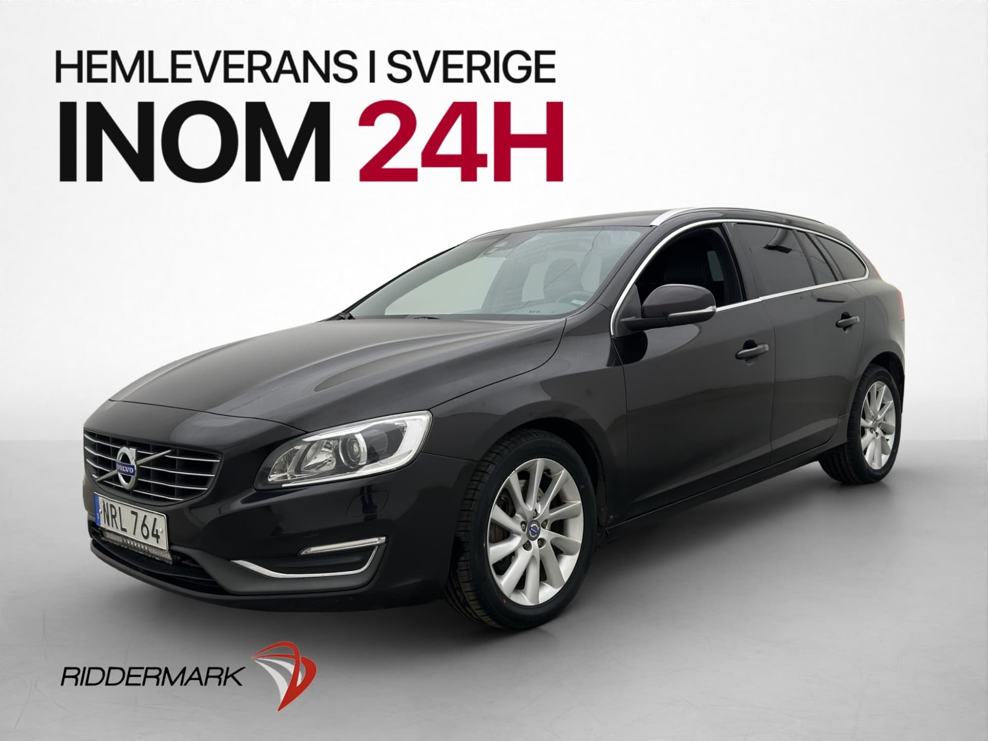 Volvo V60 D4 AWD 181hk Summum Värm VoC Skinn Drag