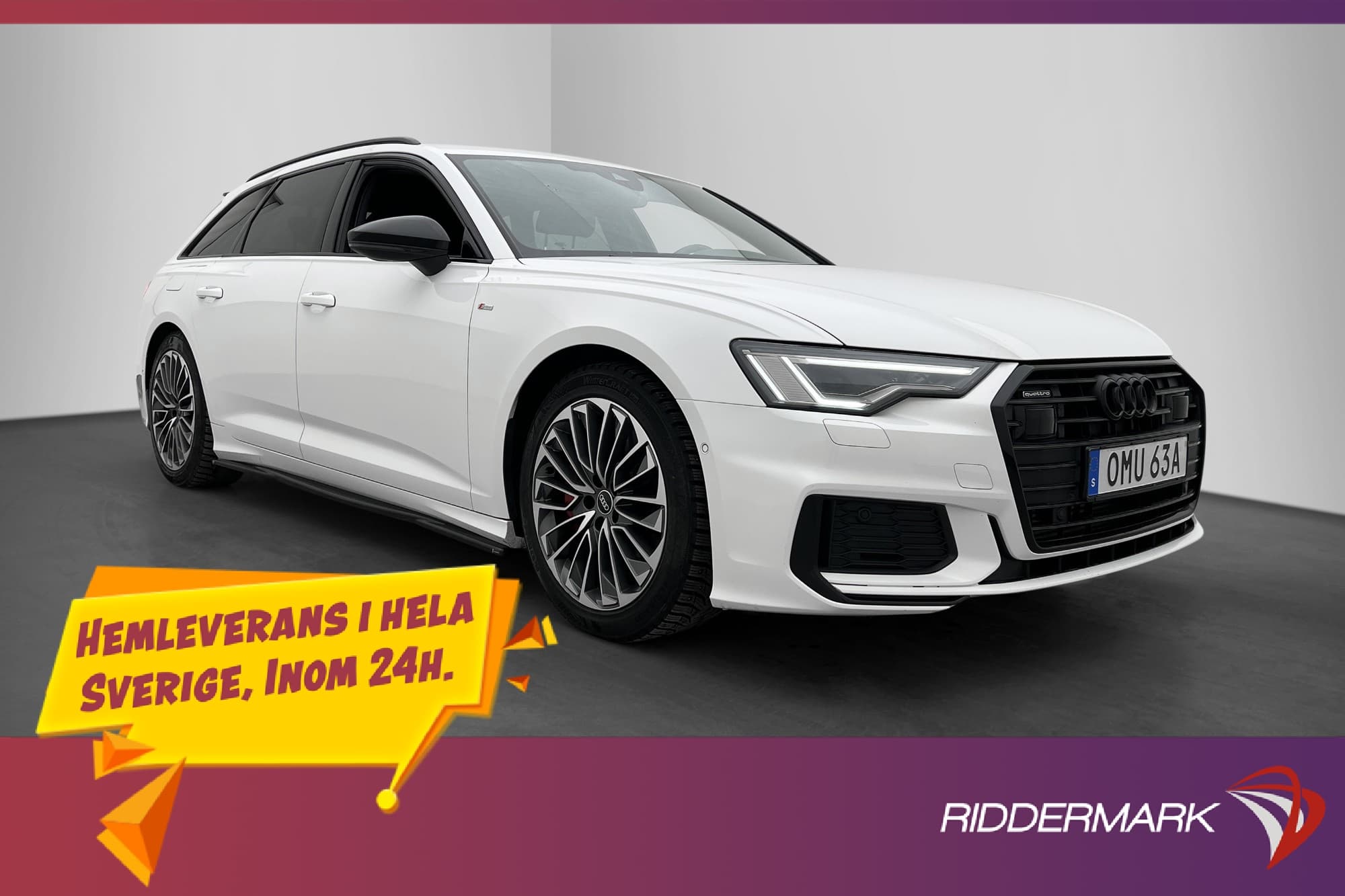 Audi A6 55 TFSI e Q S Line Cockpit Sensorer Navi Drag MOMS