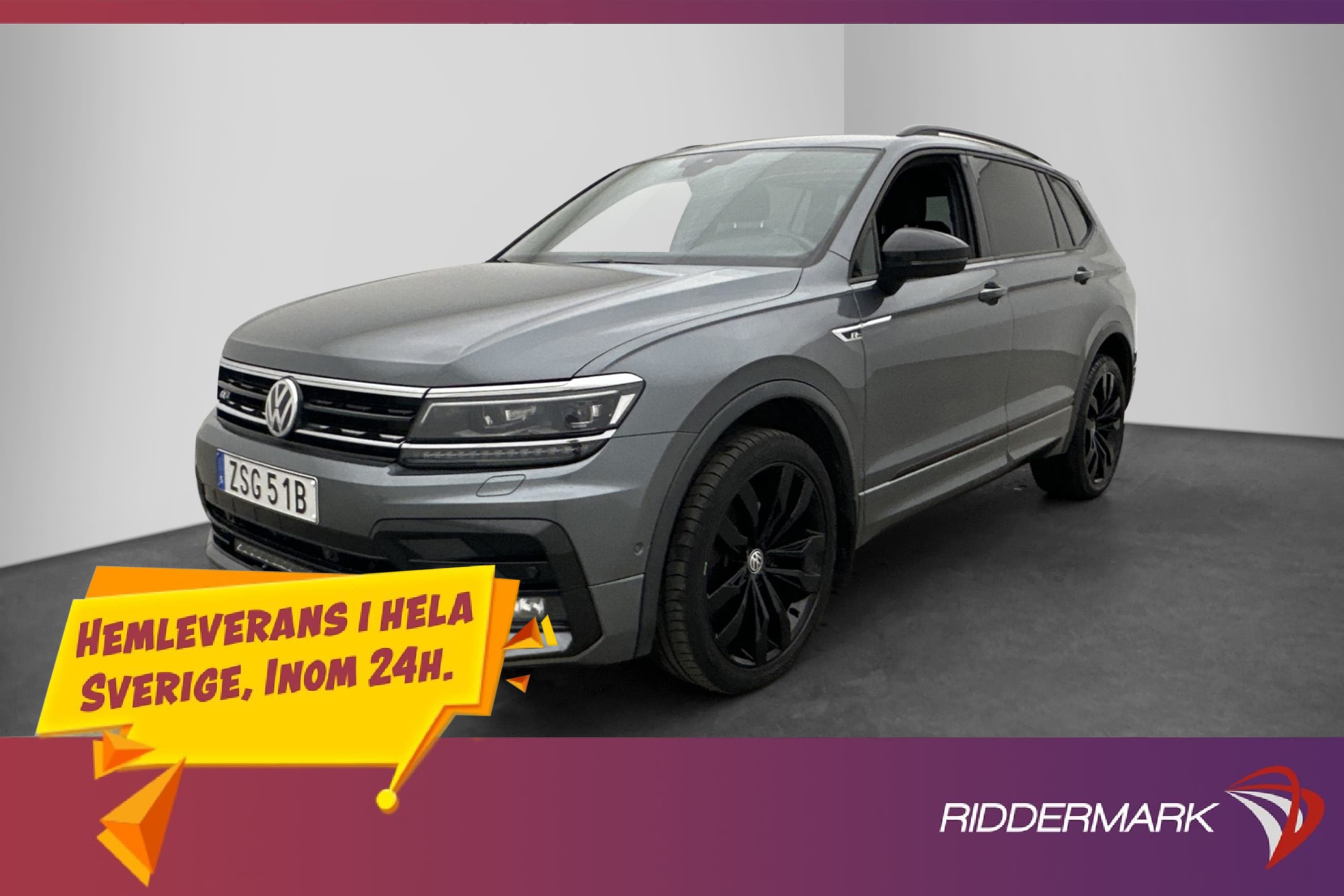 Volkswagen Tiguan Allspace 4M R-Line Black Cockpit Värm 190h