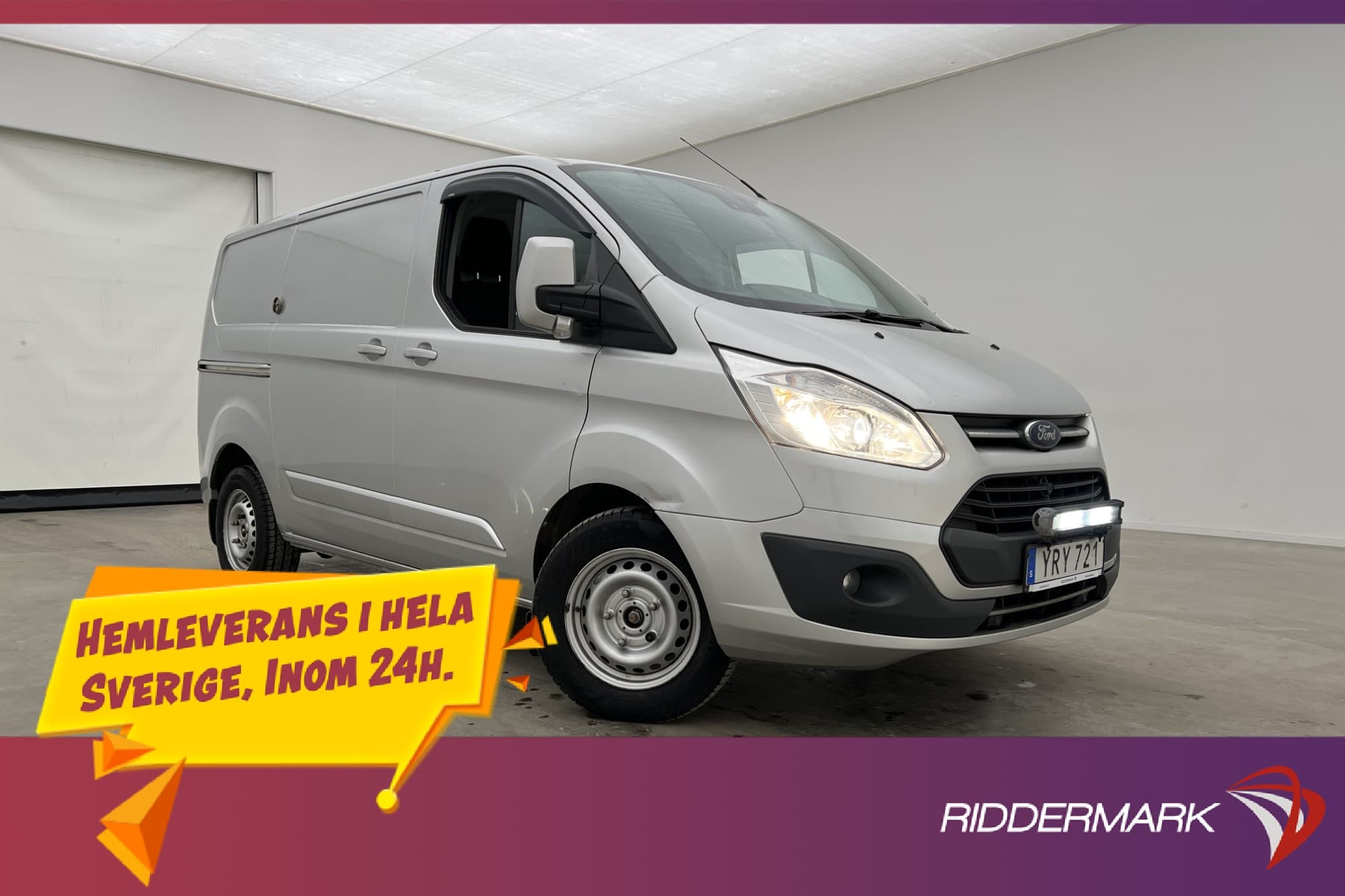 Ford Transit Custom 270 130hk Ny-Kamrem Värm Drag B-Kamera