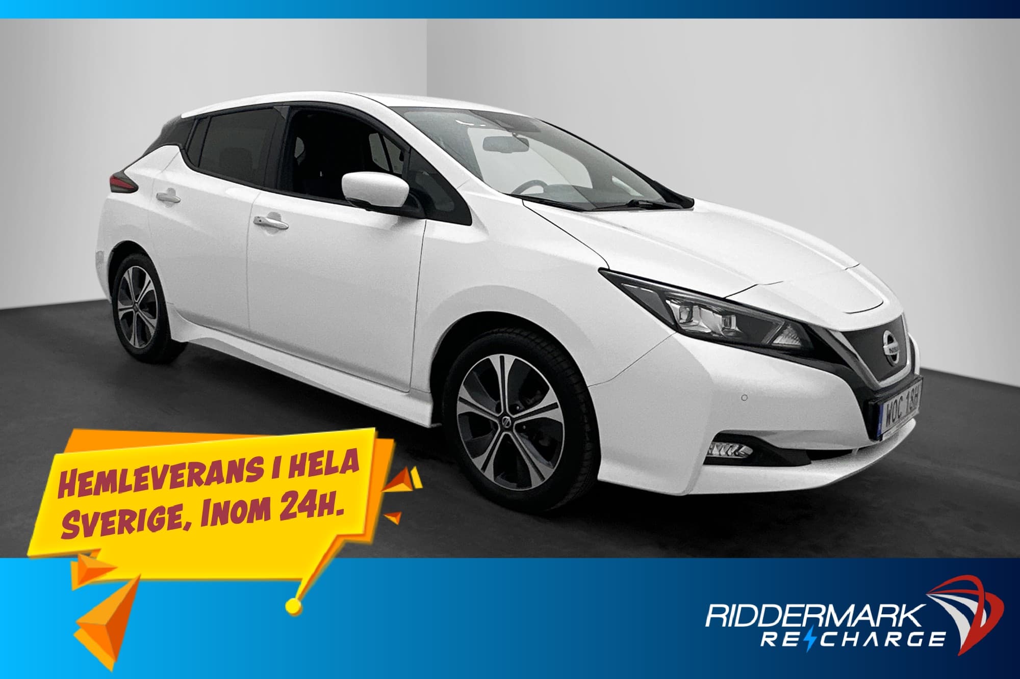 Nissan Leaf 150hk 360° Kamera Rattvärme CarPlay