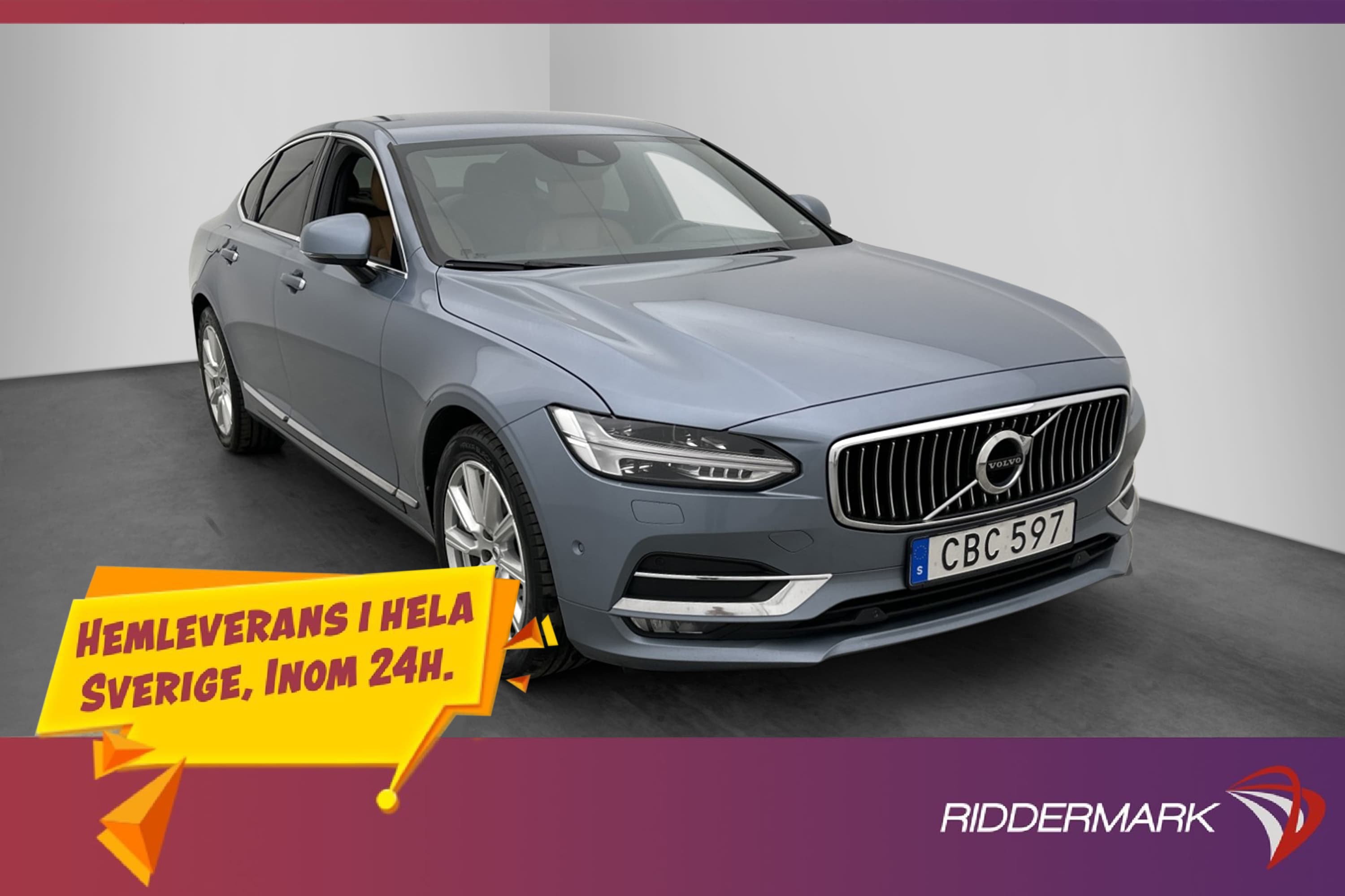 Volvo S90 D4 Inscription VOC Värmare Navi Skinn En-Brukare