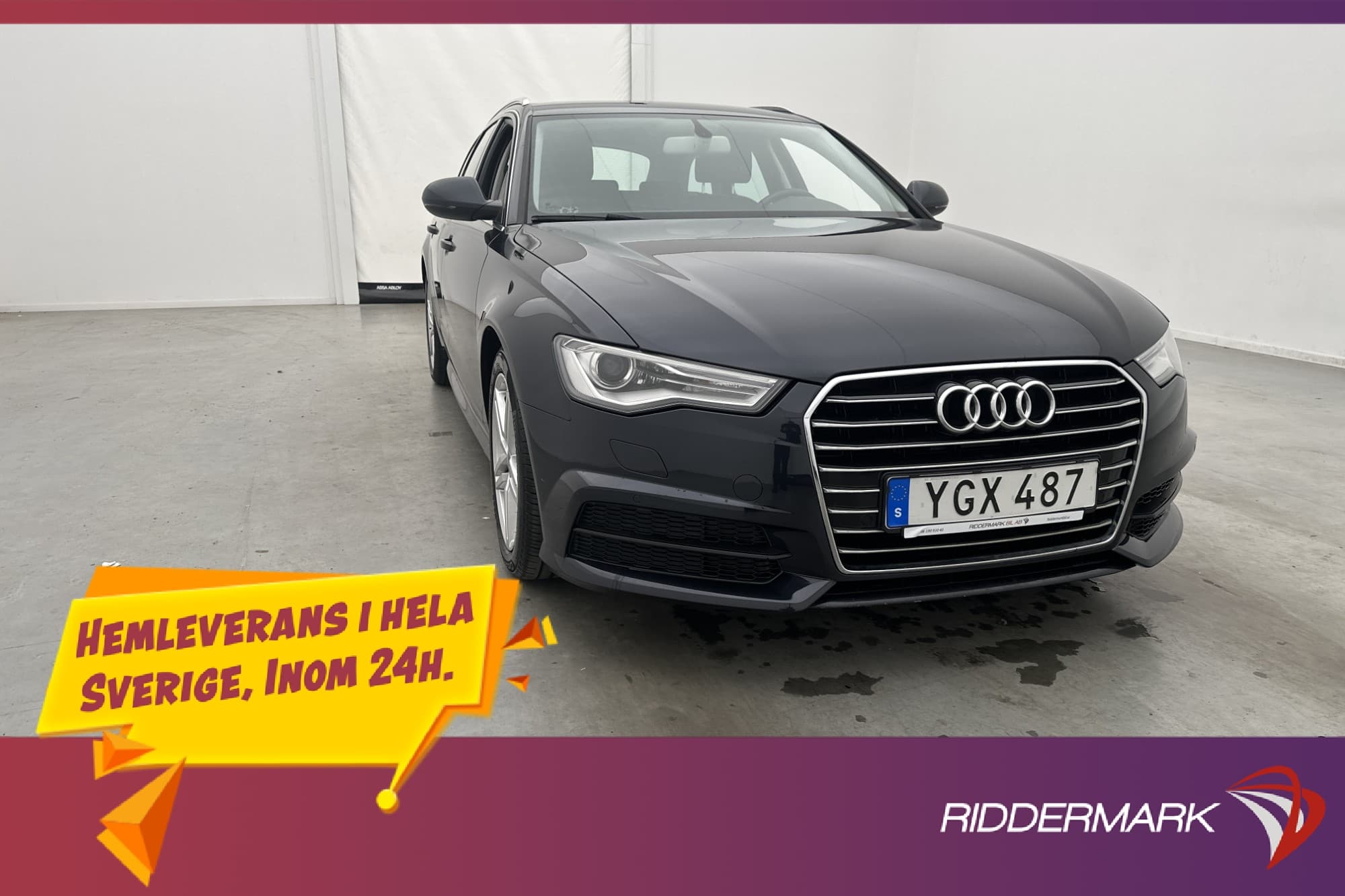 Audi A6 TDI 190hk Sport Edition Dragkrok Sensorer Keyless