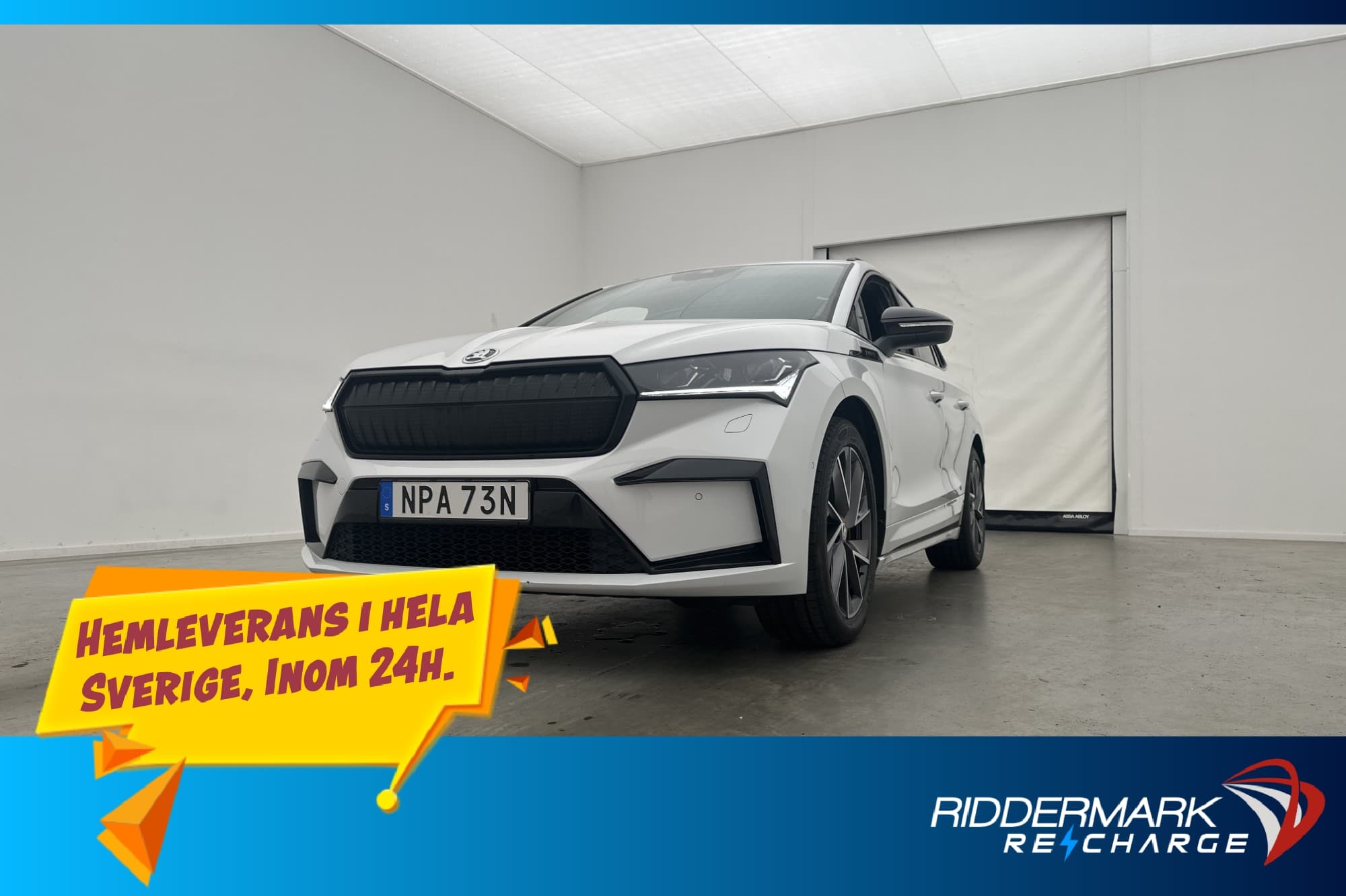 Skoda Enyaq 80x 265hk Sportline Kamera Navi Dragkrok MOMS