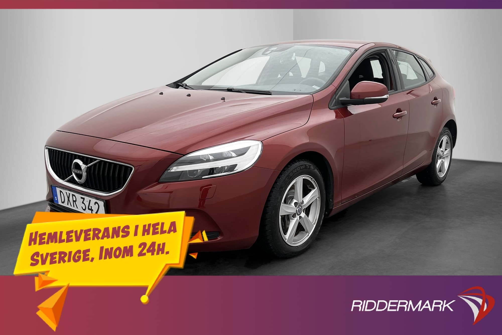 Volvo V40 T3 Kinetic VOC Värmare P-Sensorer Farthållare