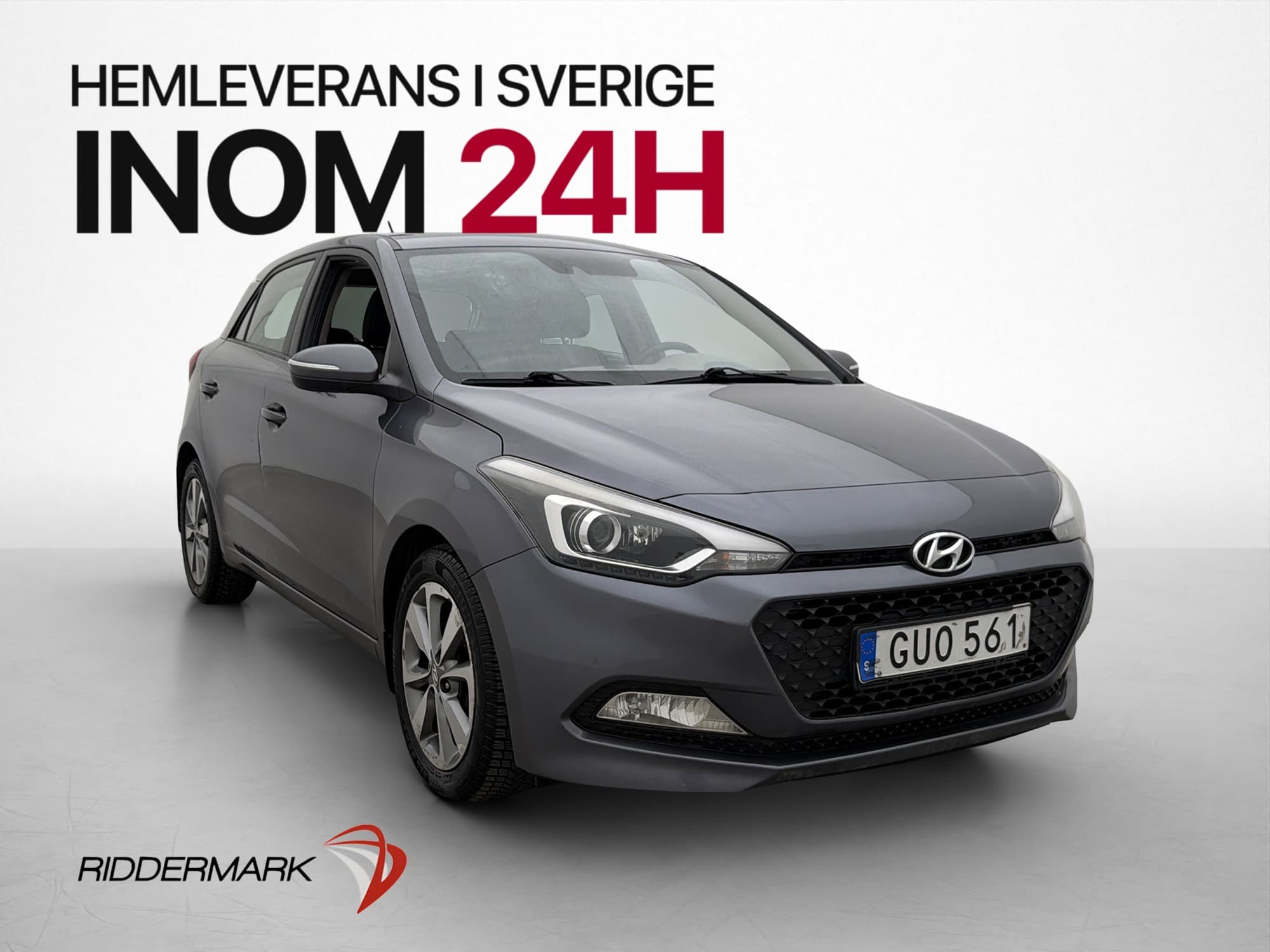 Hyundai i20 1.4 101hk Premium Bluetooth Rattvärme