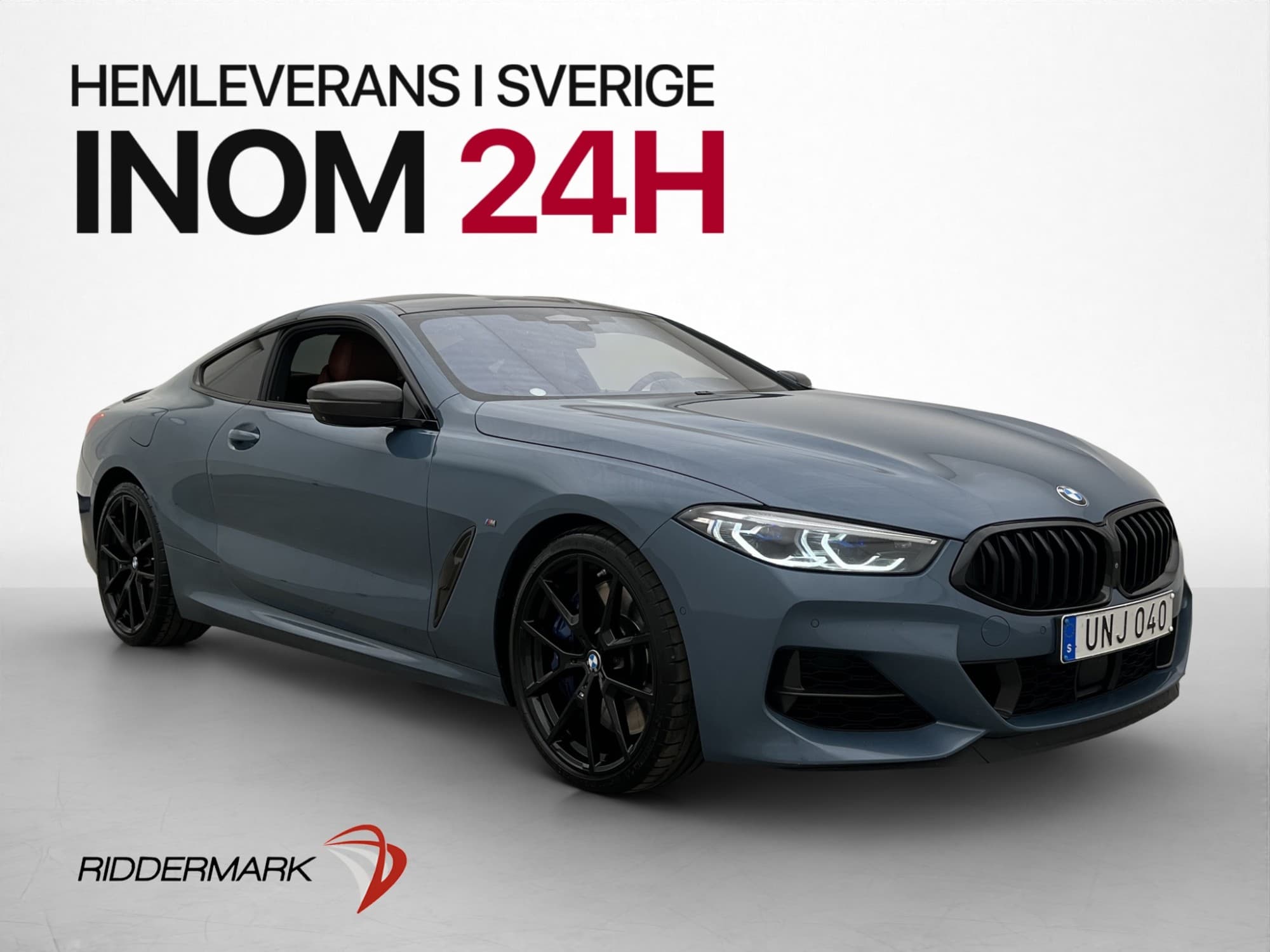 BMW M850i xDrive 530hk 360° B&W Ambient HeadUp Navi Skinn