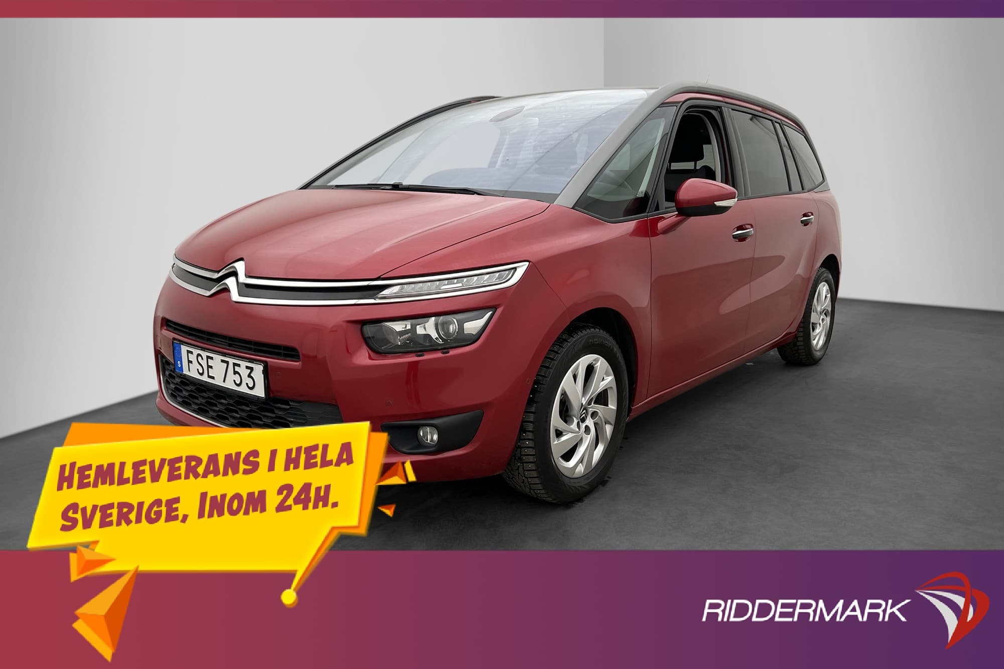 Citroën Grand C4 Picasso 1.2 130hk En-Brukare 7-Sits Drag