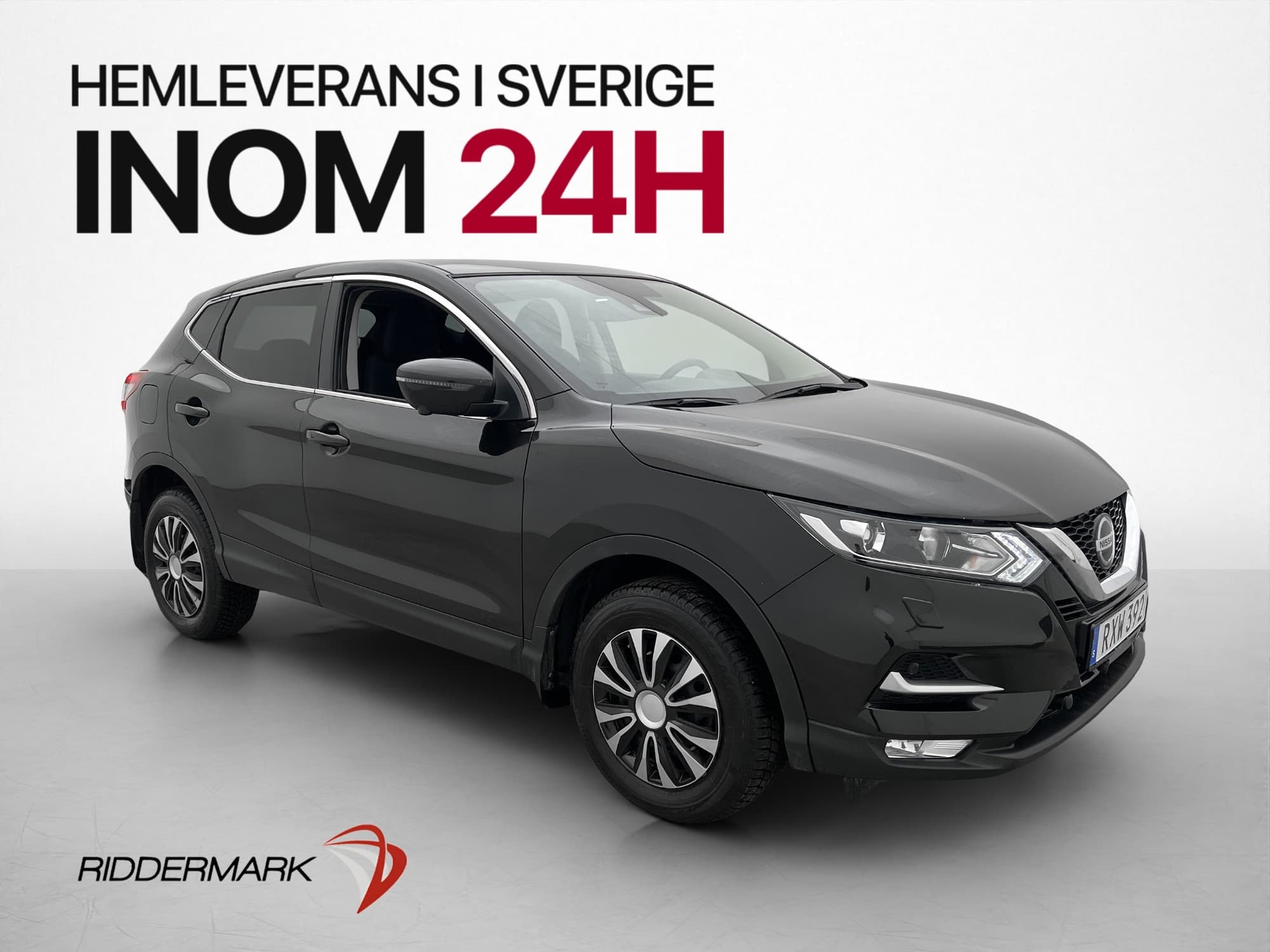 Nissan Qashqai 1.2 DIG-T 115hk Värmare 360° Kamera Navi