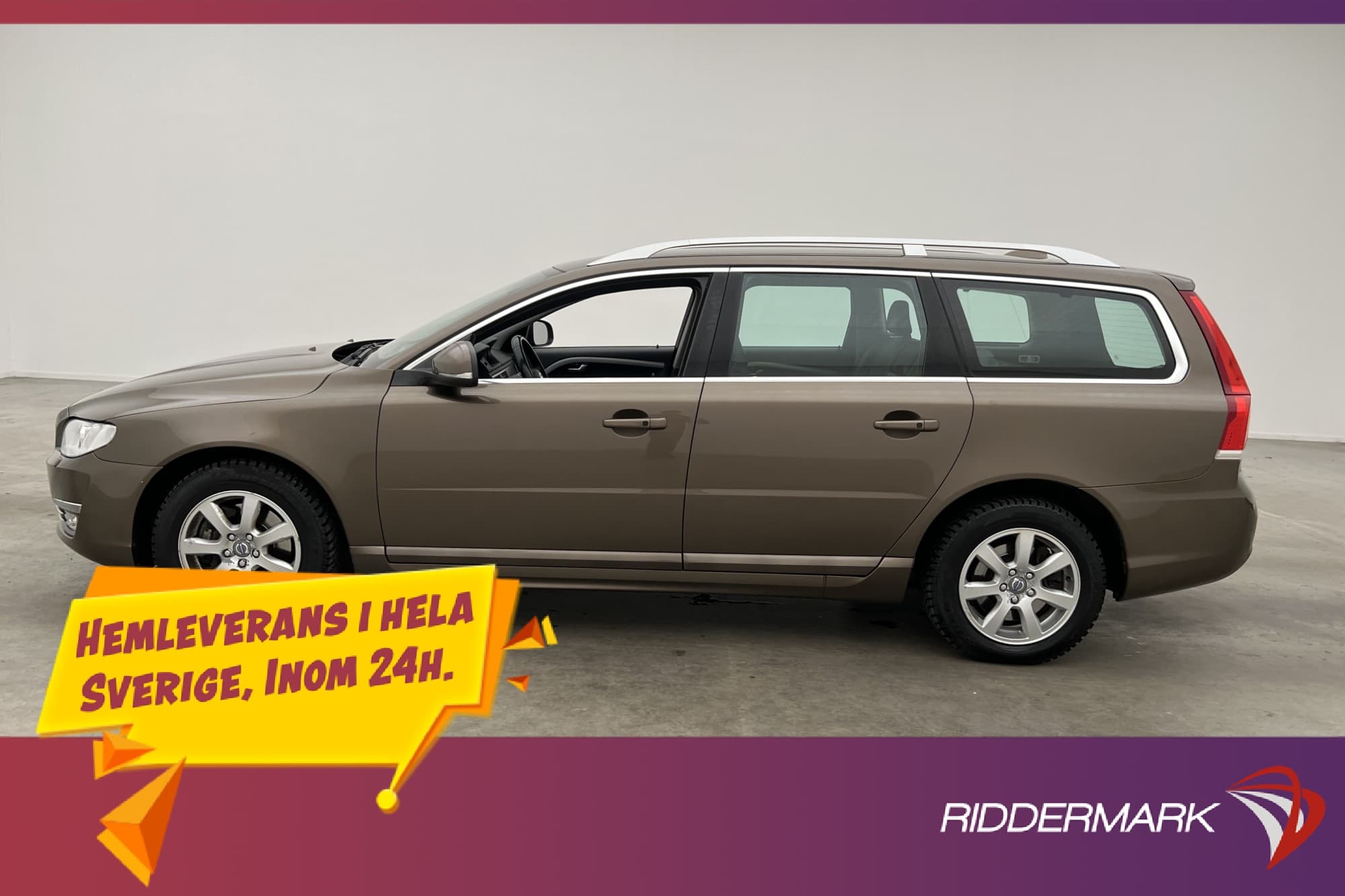 Volvo V70 D5 AWD Summum Dieselvärmare Skinn VÄLSERVAD!
