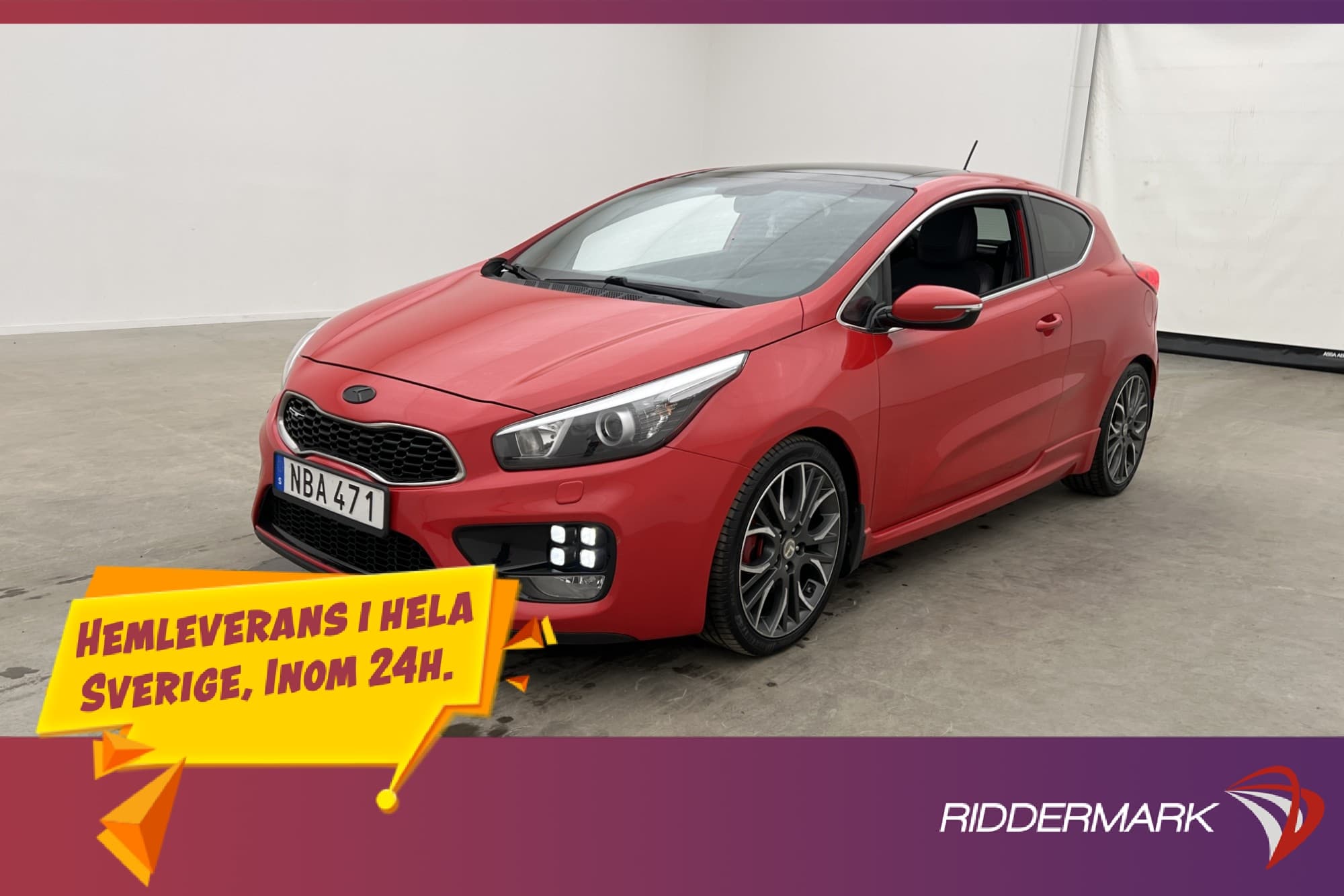 Kia ProCee'd GT 1.6 GDI 204hk Taklucka Kamera Dragkrok Navi