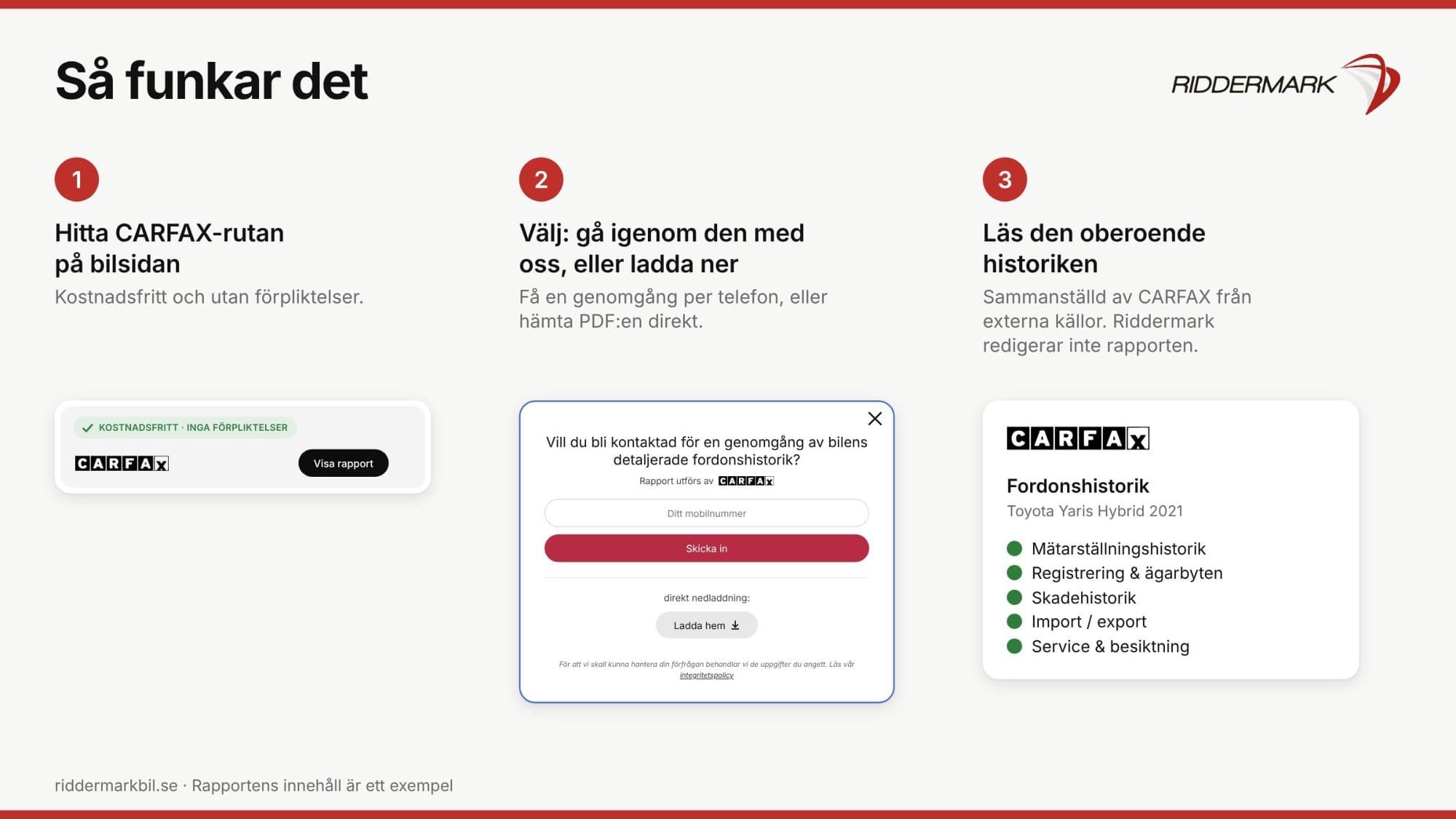 Nu ser du hela bilens historik – gratis på varje bil